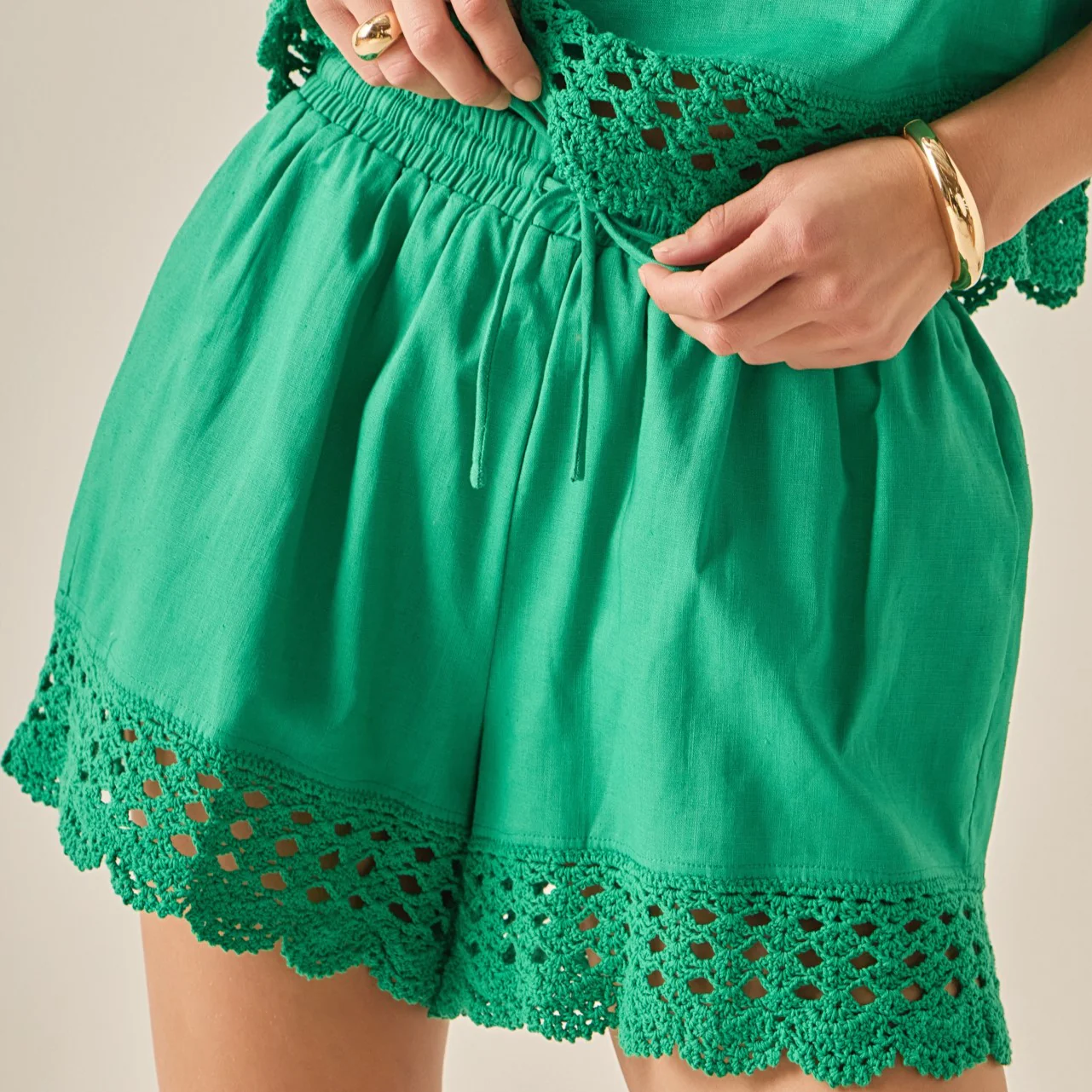 The Elara Embroidered Shorts - Image 7
