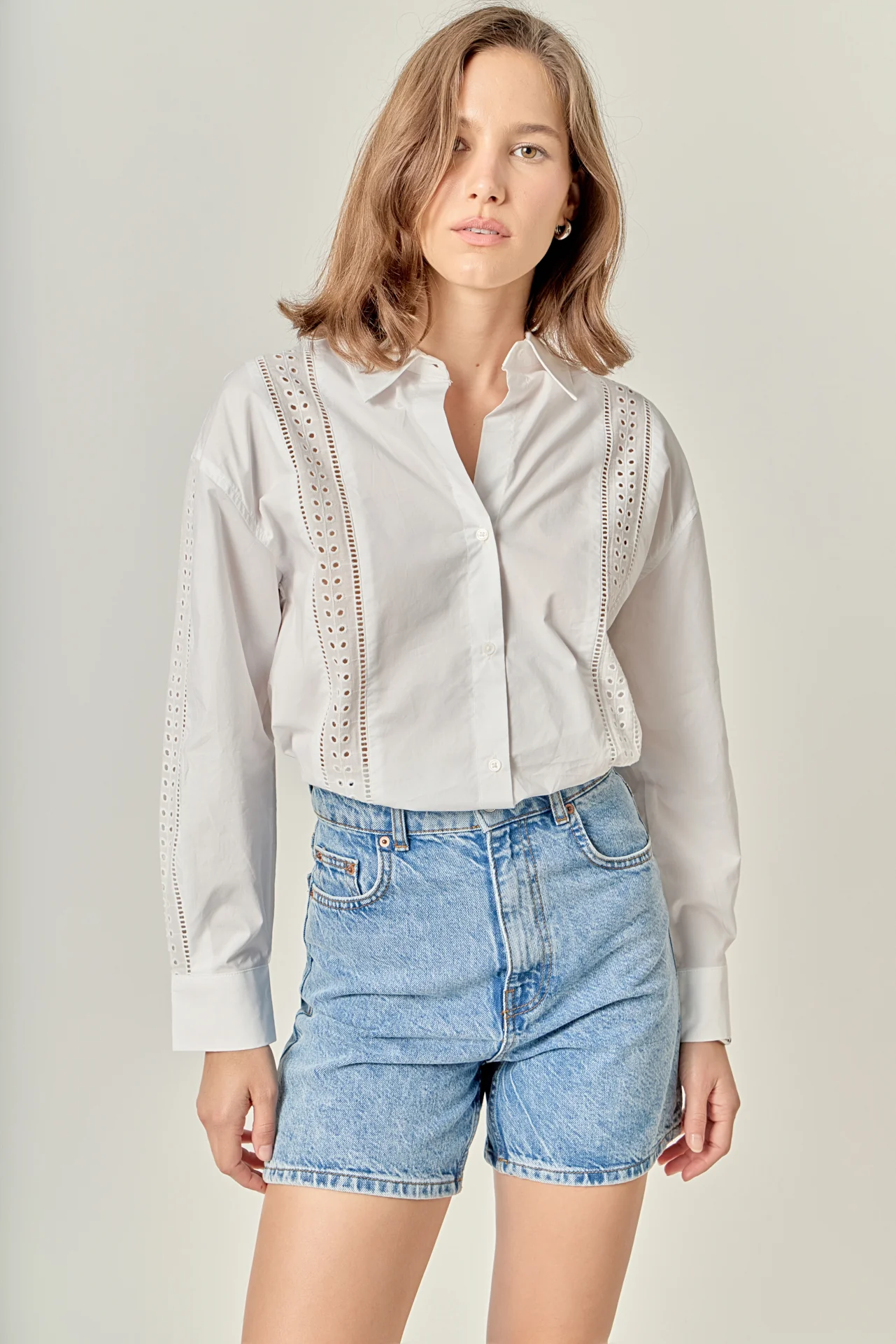 Embroidery Detail Shirt - Image 5