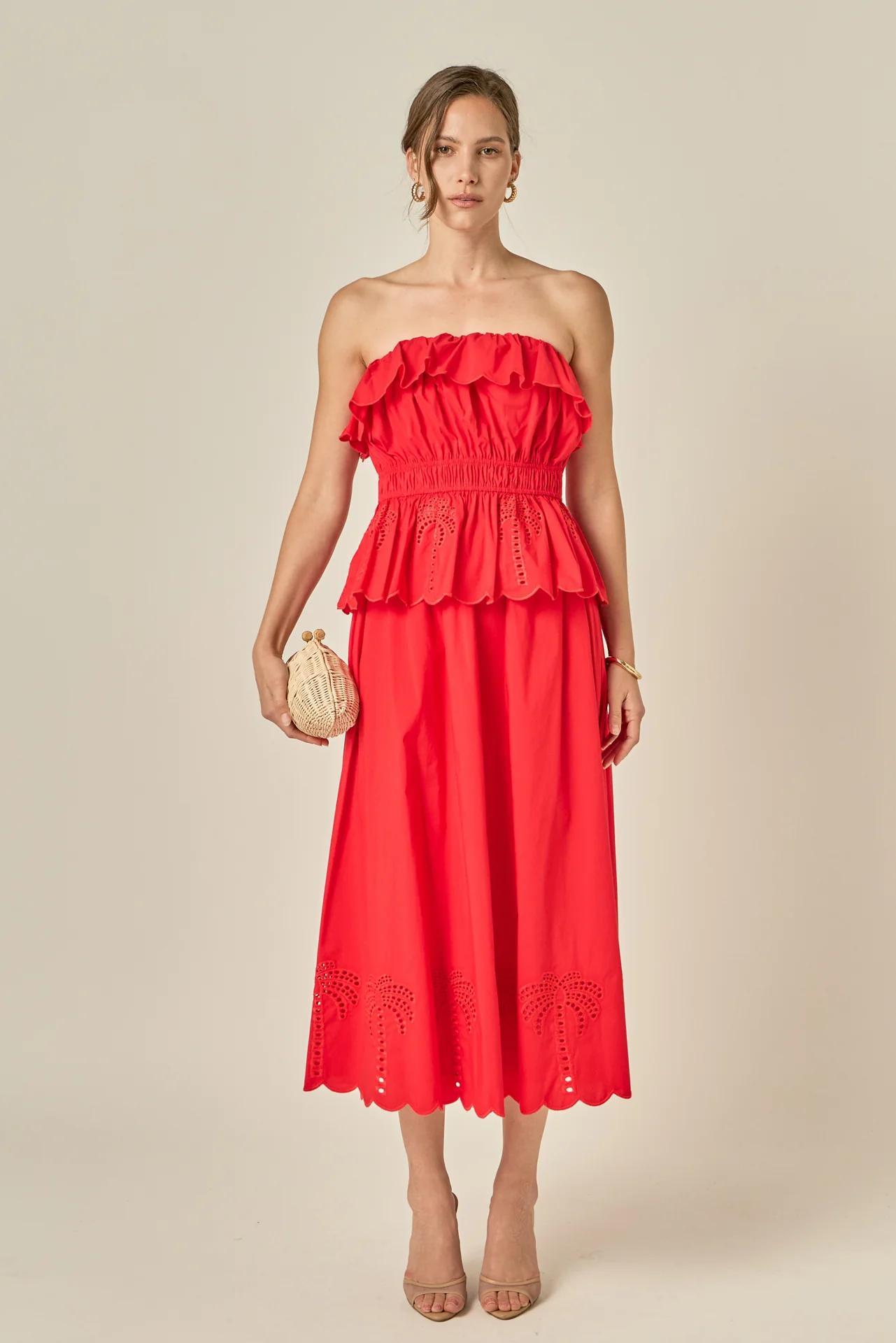 Sweet Scallop Midi Skirt - Image 3