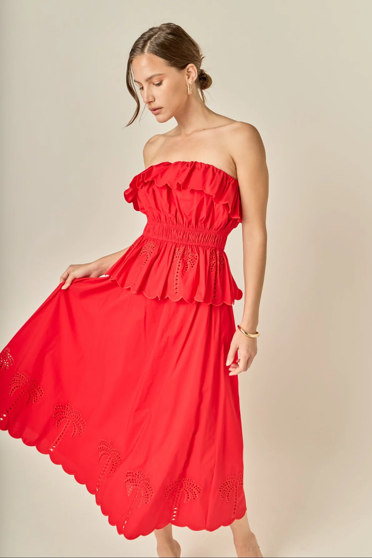 Sweet Scallop Midi Skirt - Image 5