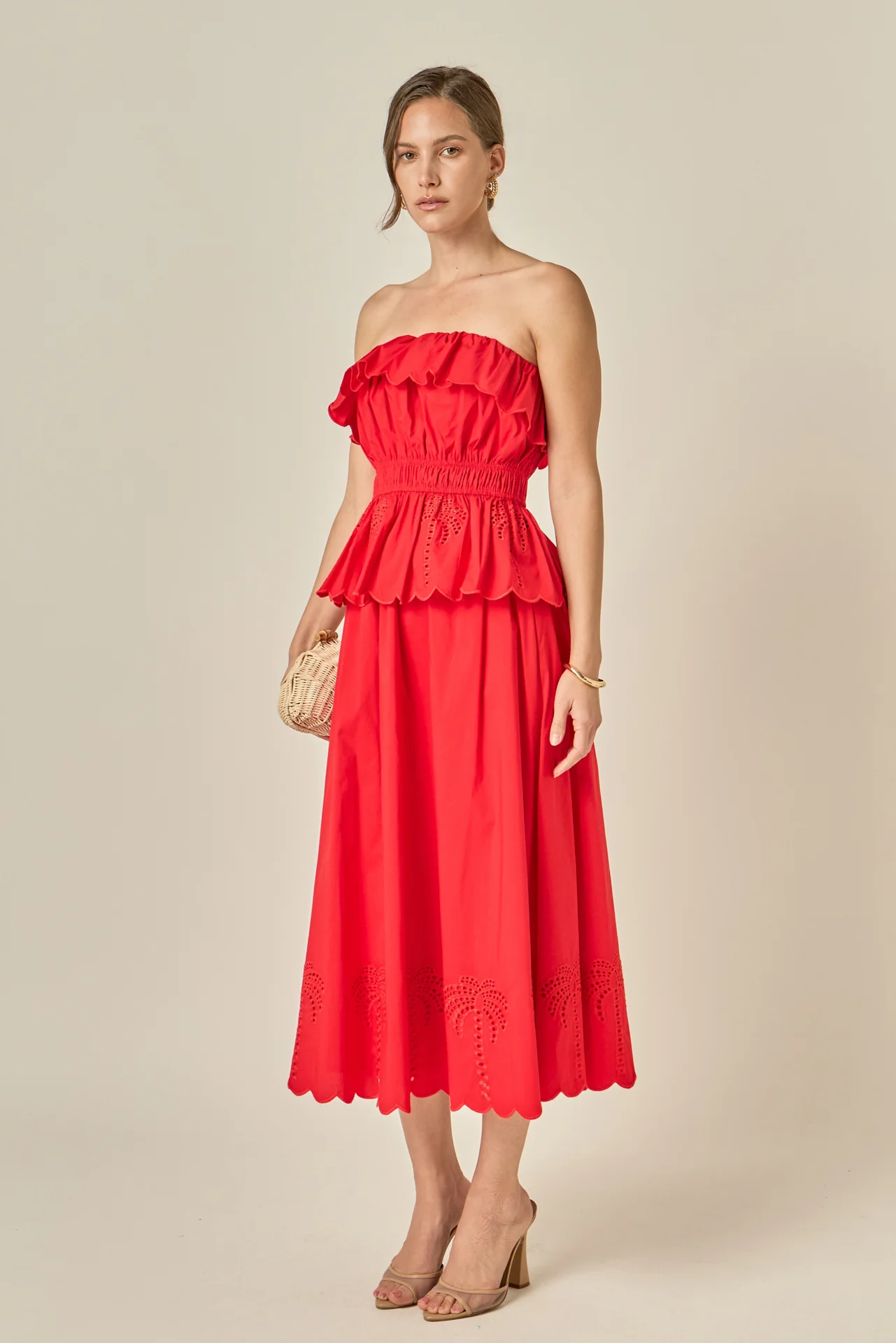 Sweet Scallop Strapless Top - Image 4