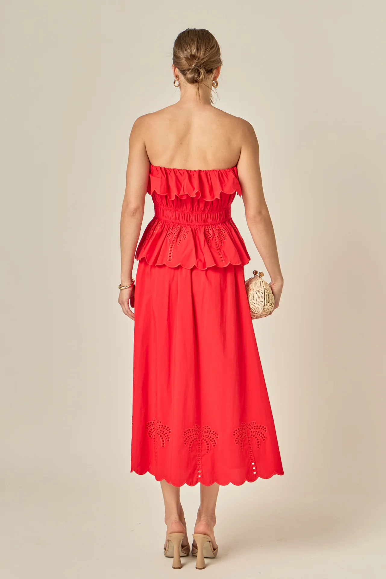 Sweet Scallop Strapless Top - Image 5