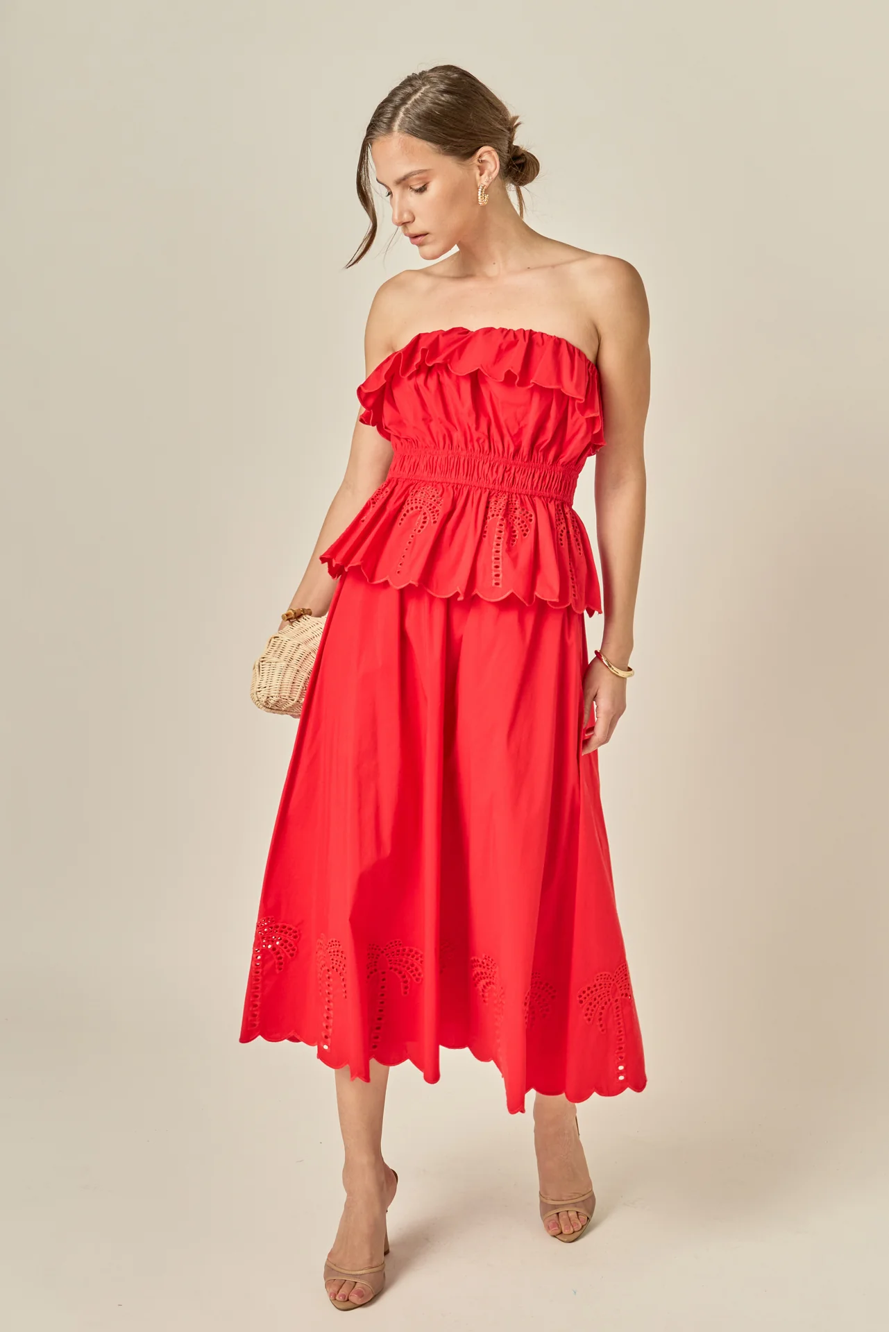 Sweet Scallop Strapless Top - Image 6