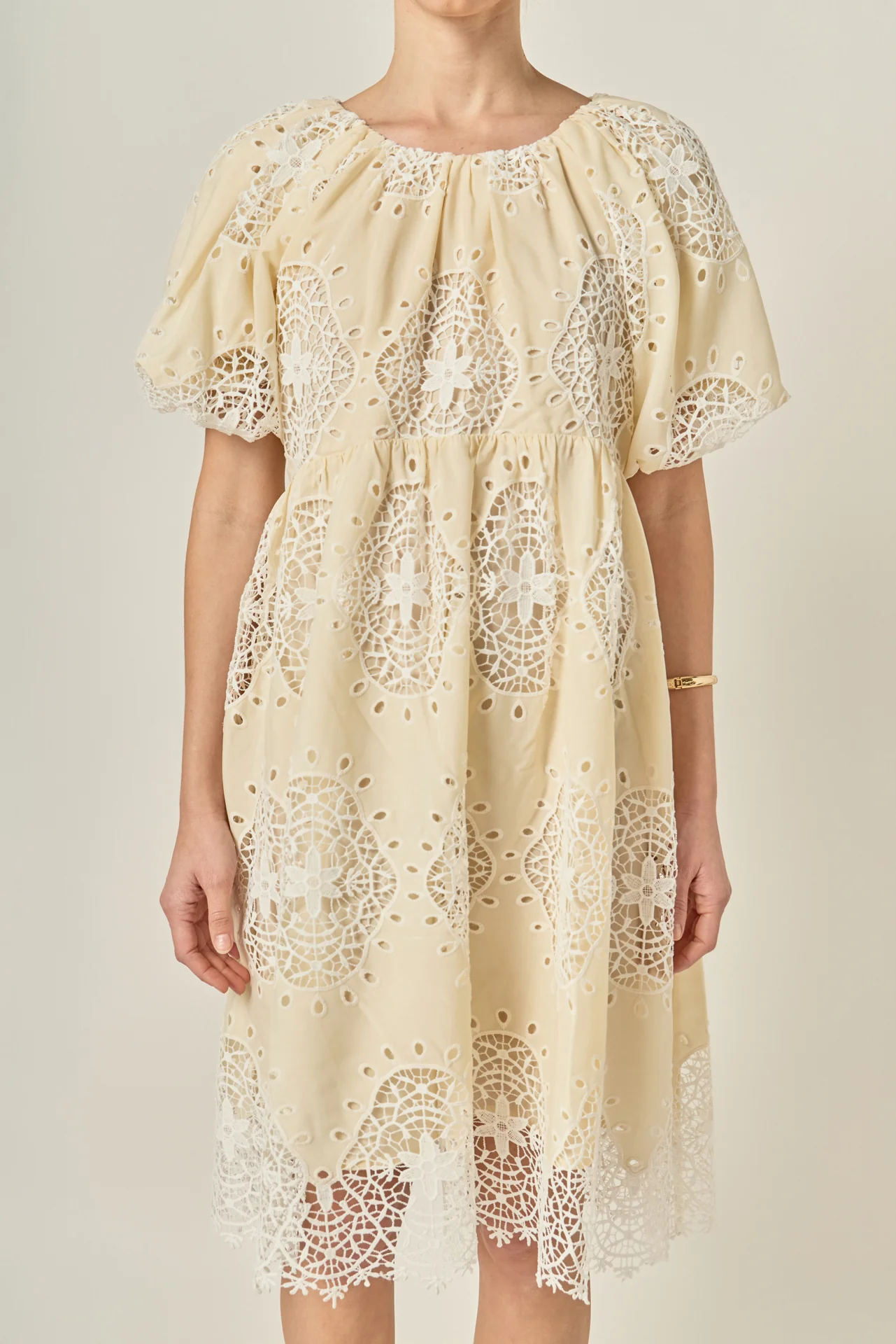 Amelie Eyelet Dress - Image 2