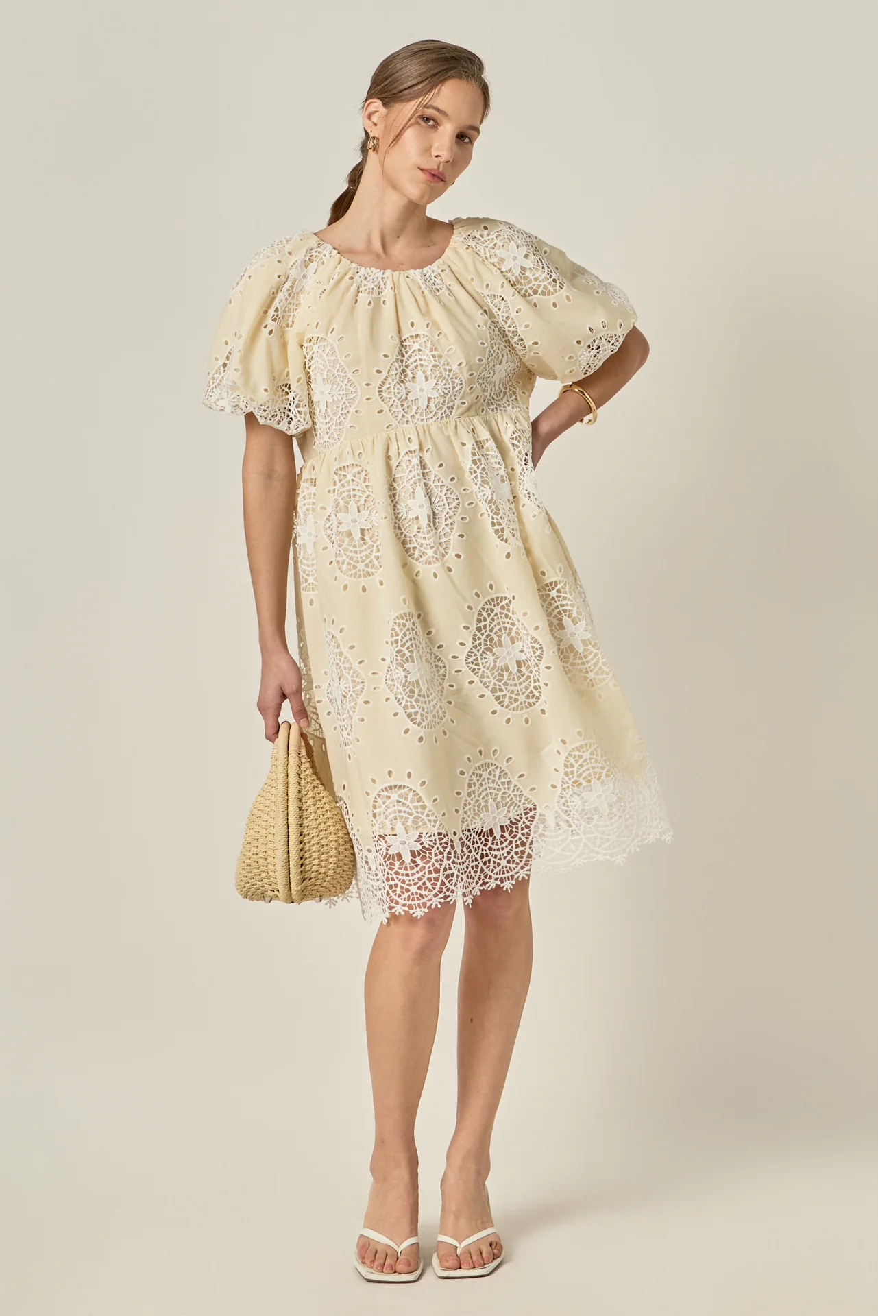 Amelie Eyelet Dress - Image 7