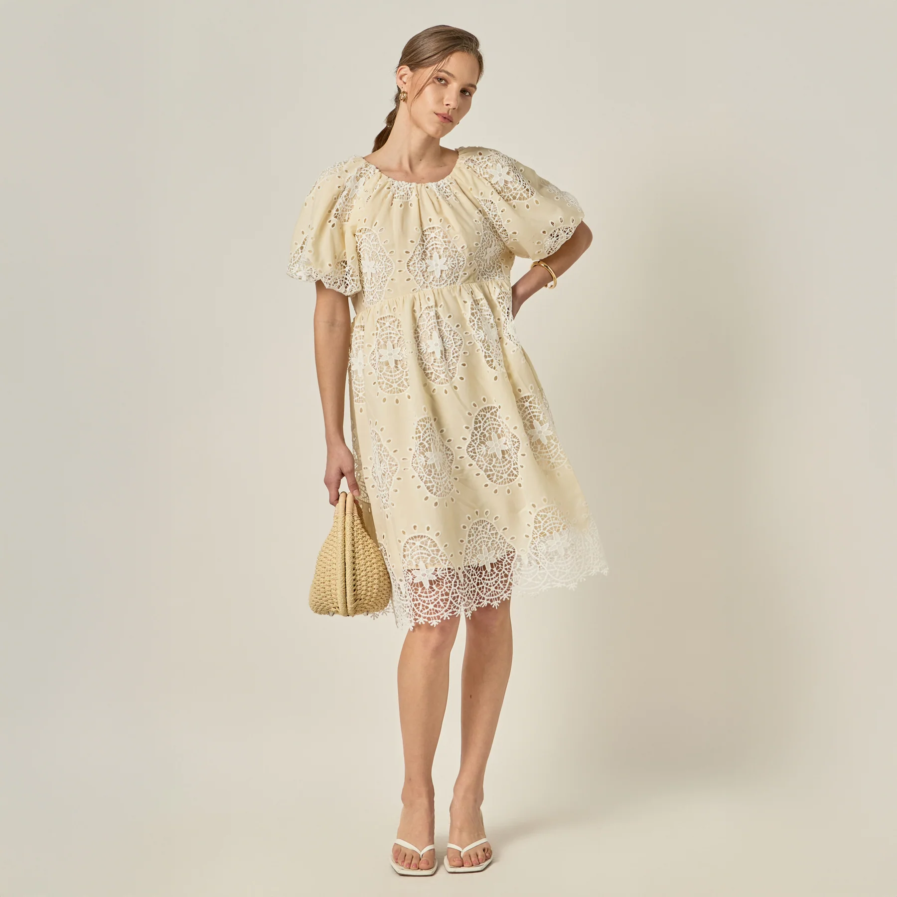 Amelie Eyelet Dress - Image 9