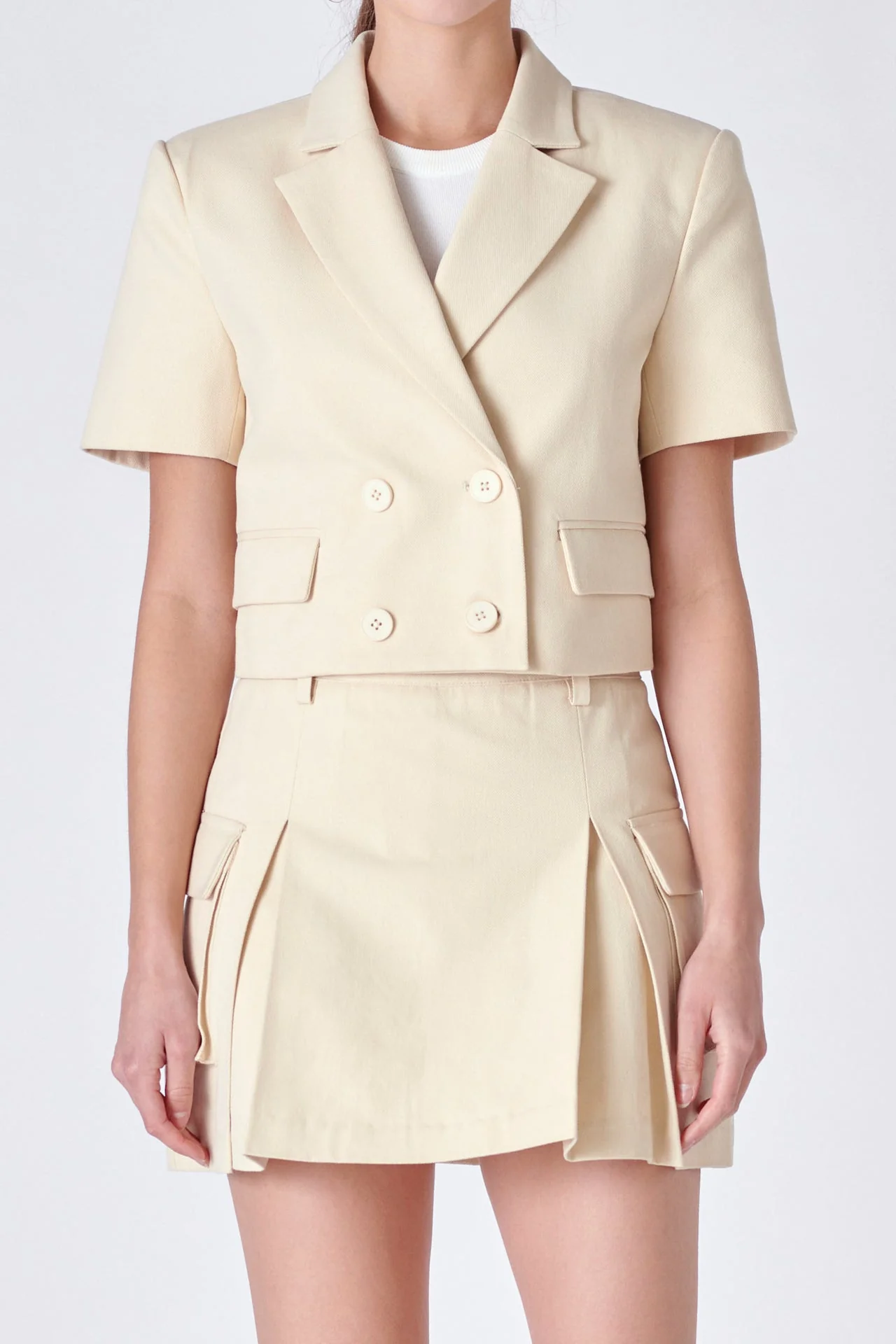 Flap Pocket Mini Cargo Skort - Image 2