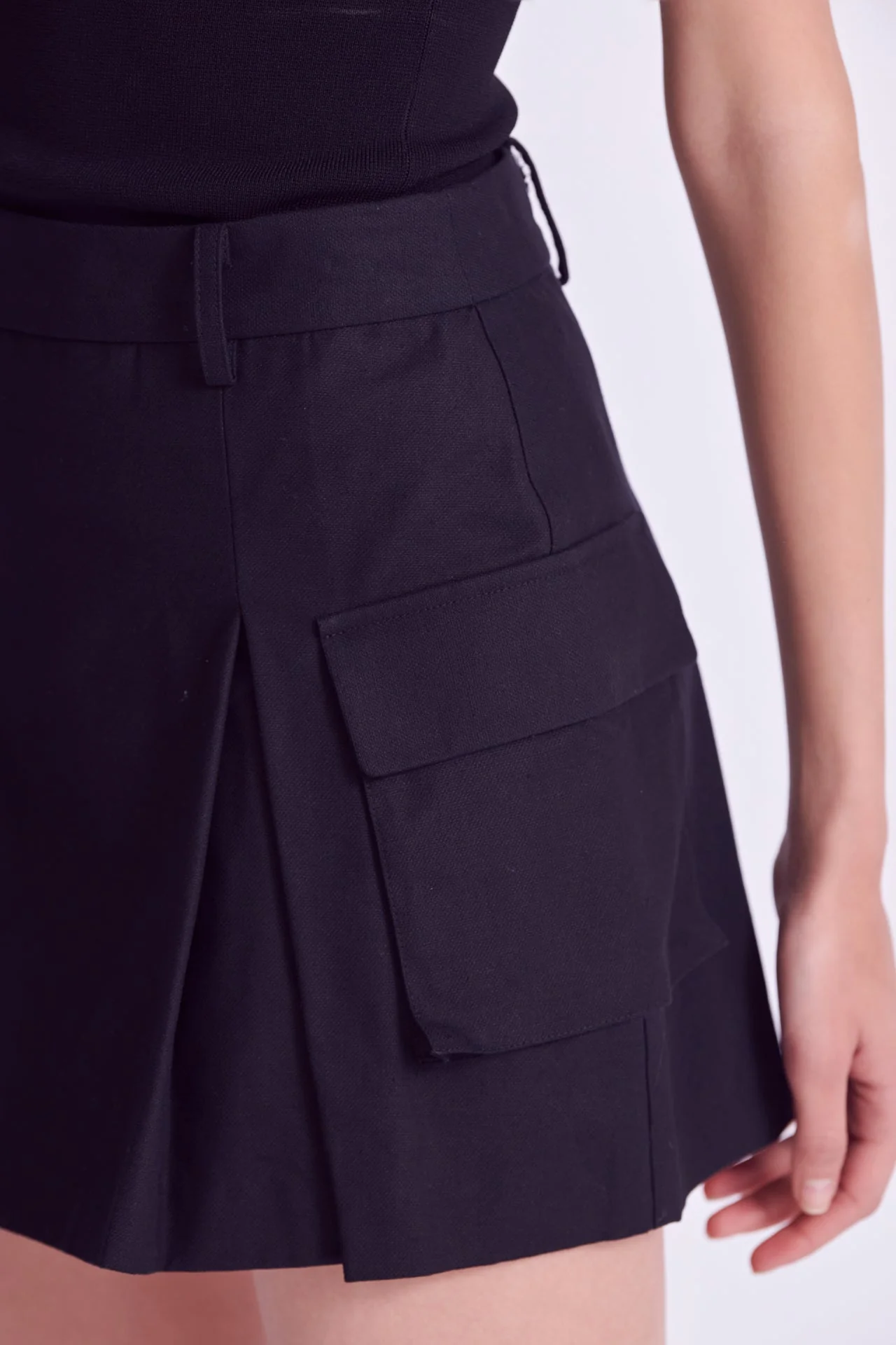 Flap Pocket Mini Cargo Skort - Image 7