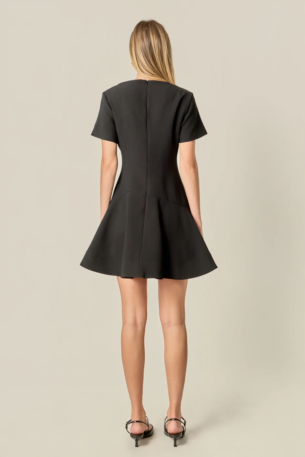 Flare Mini Dress - Image 4