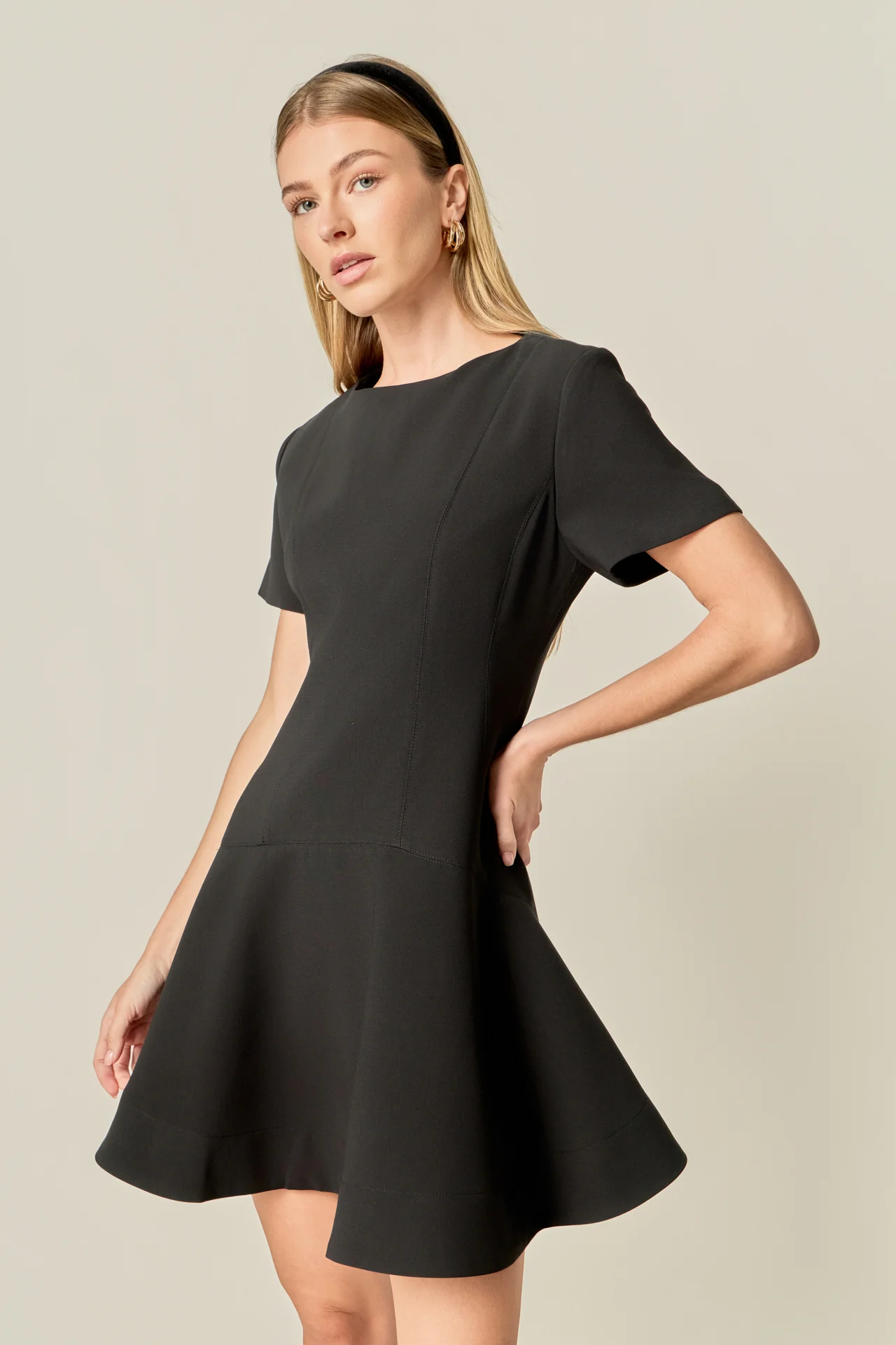 Flare Mini Dress - Image 5