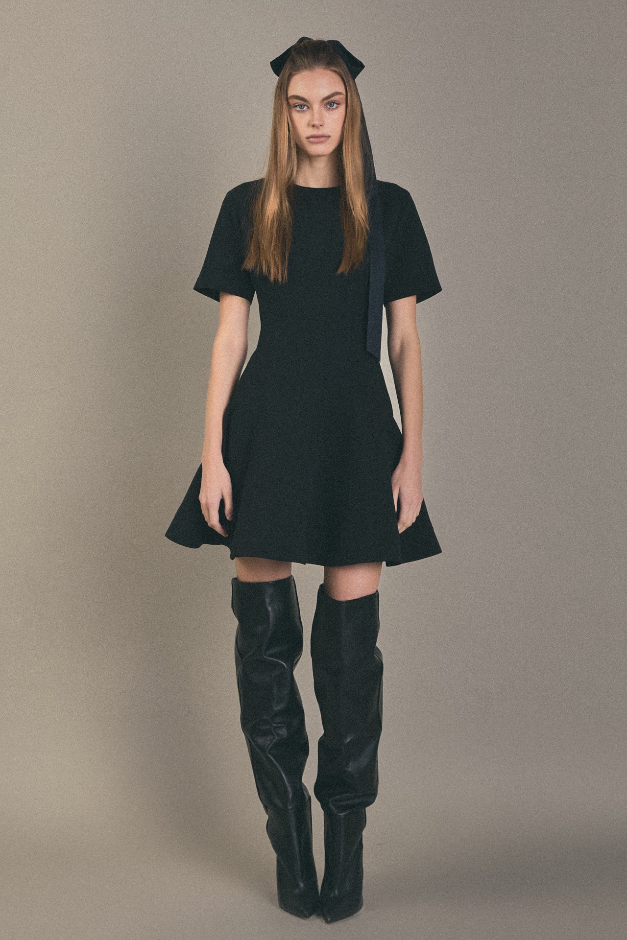 Flare Mini Dress - Image 6