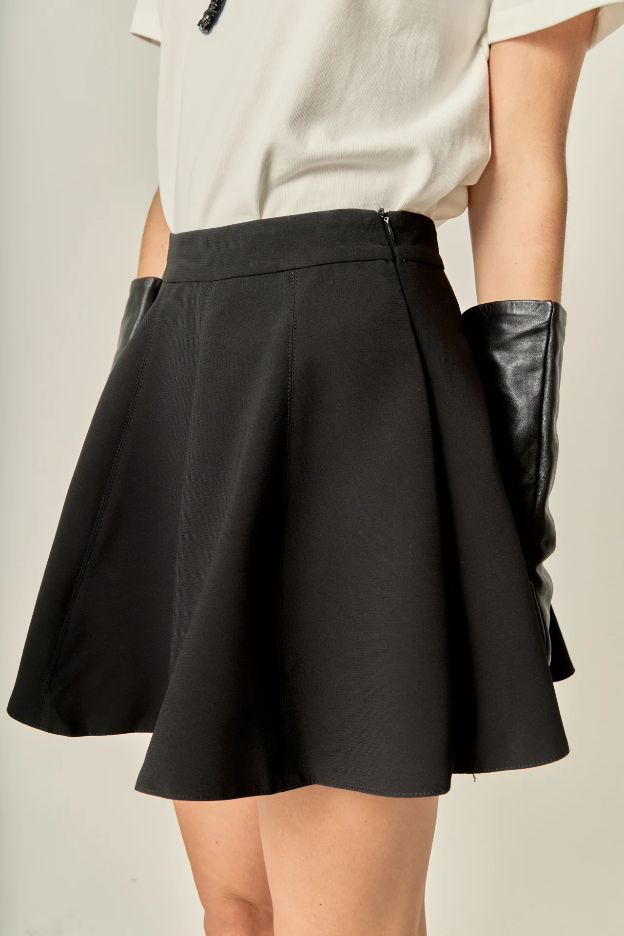 Ivy Flared A-line Mini Skirt - Image 2
