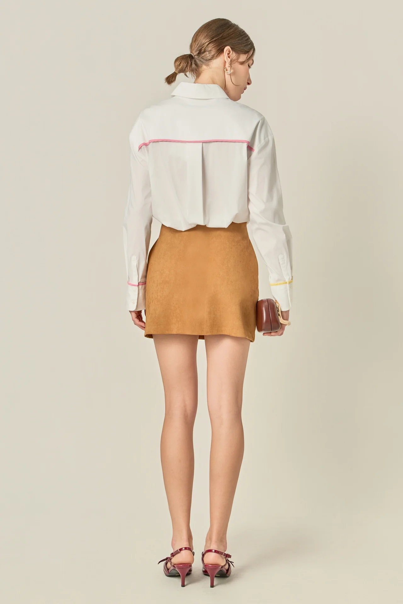 Flat Binding Detailed Shirt - Image 4