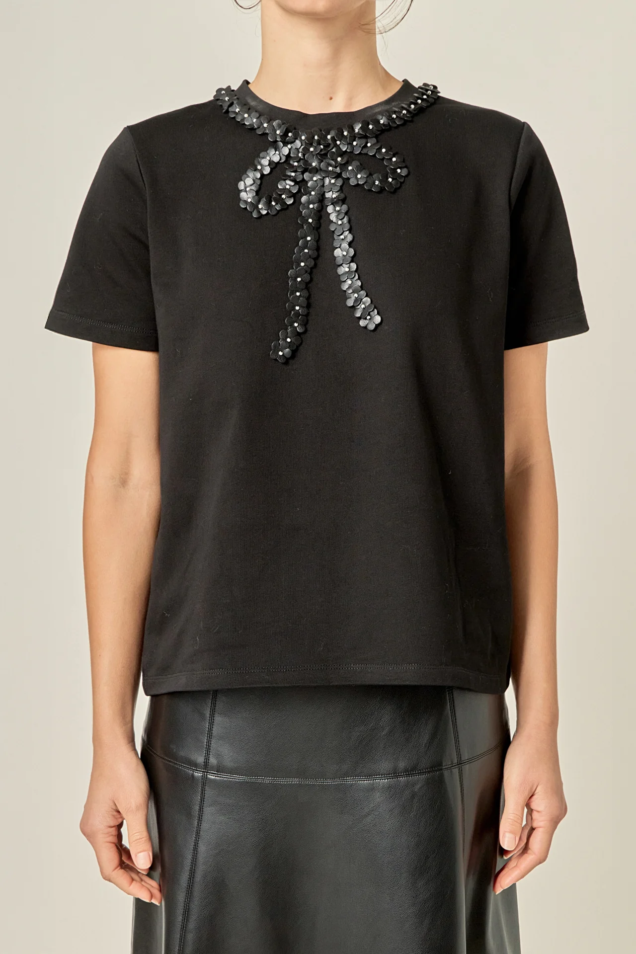 Floral Bow Detail Top - Image 7