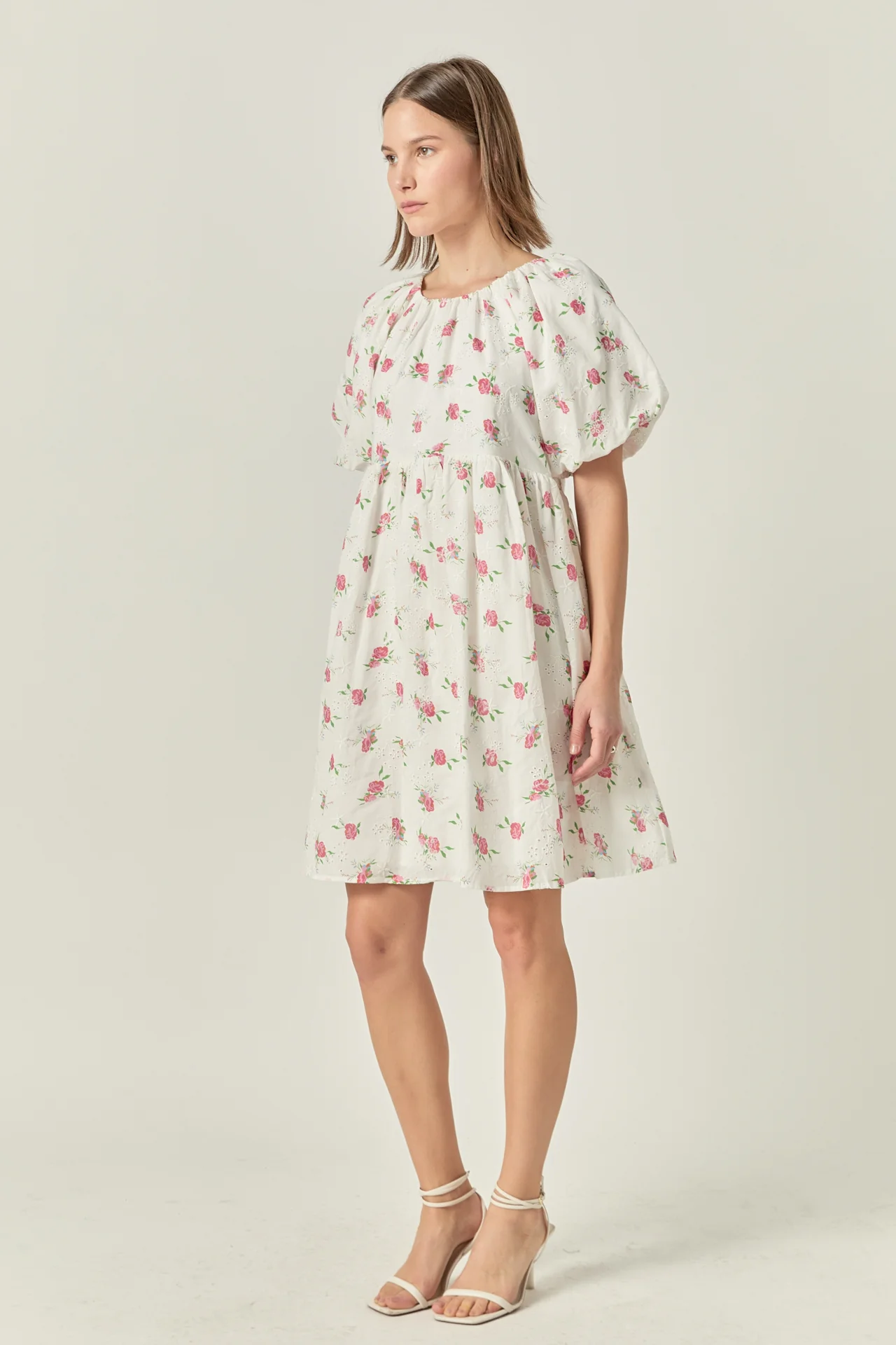 Floral Babydoll Dress - Image 3