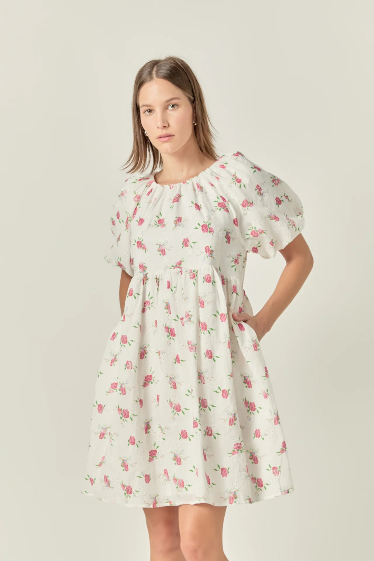 Floral Babydoll Dress - Image 5