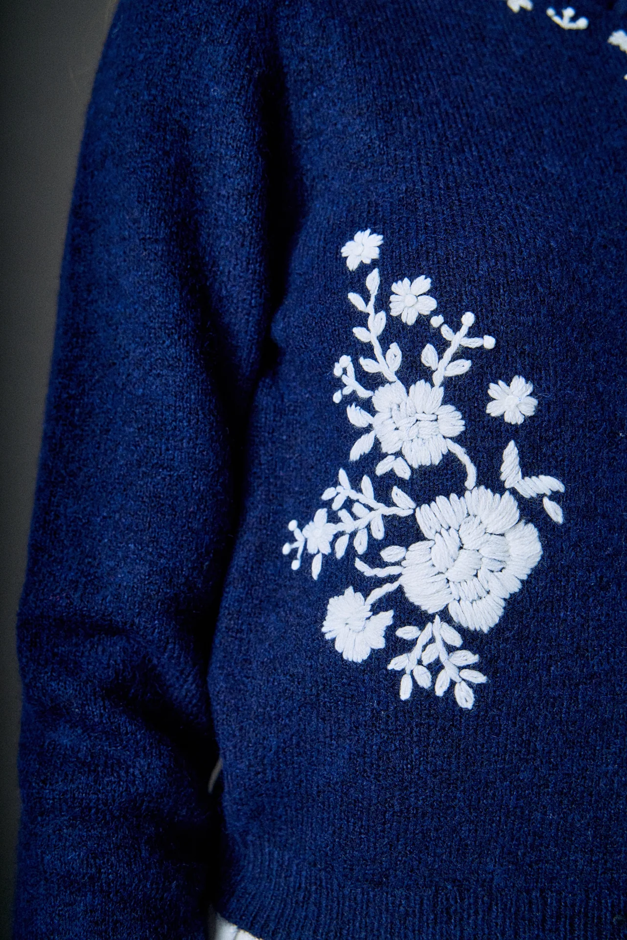 Floral Embroidery Cardigan - Image 4
