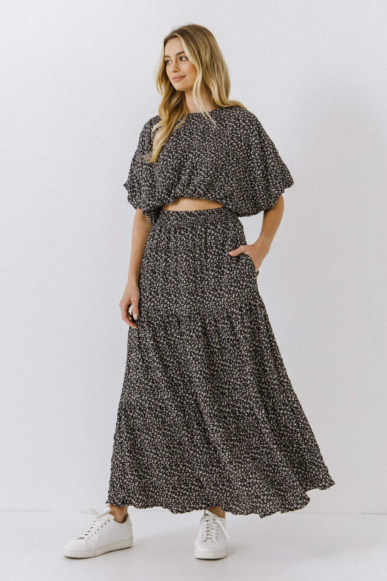 Floral Maxi Skirt - Image 3