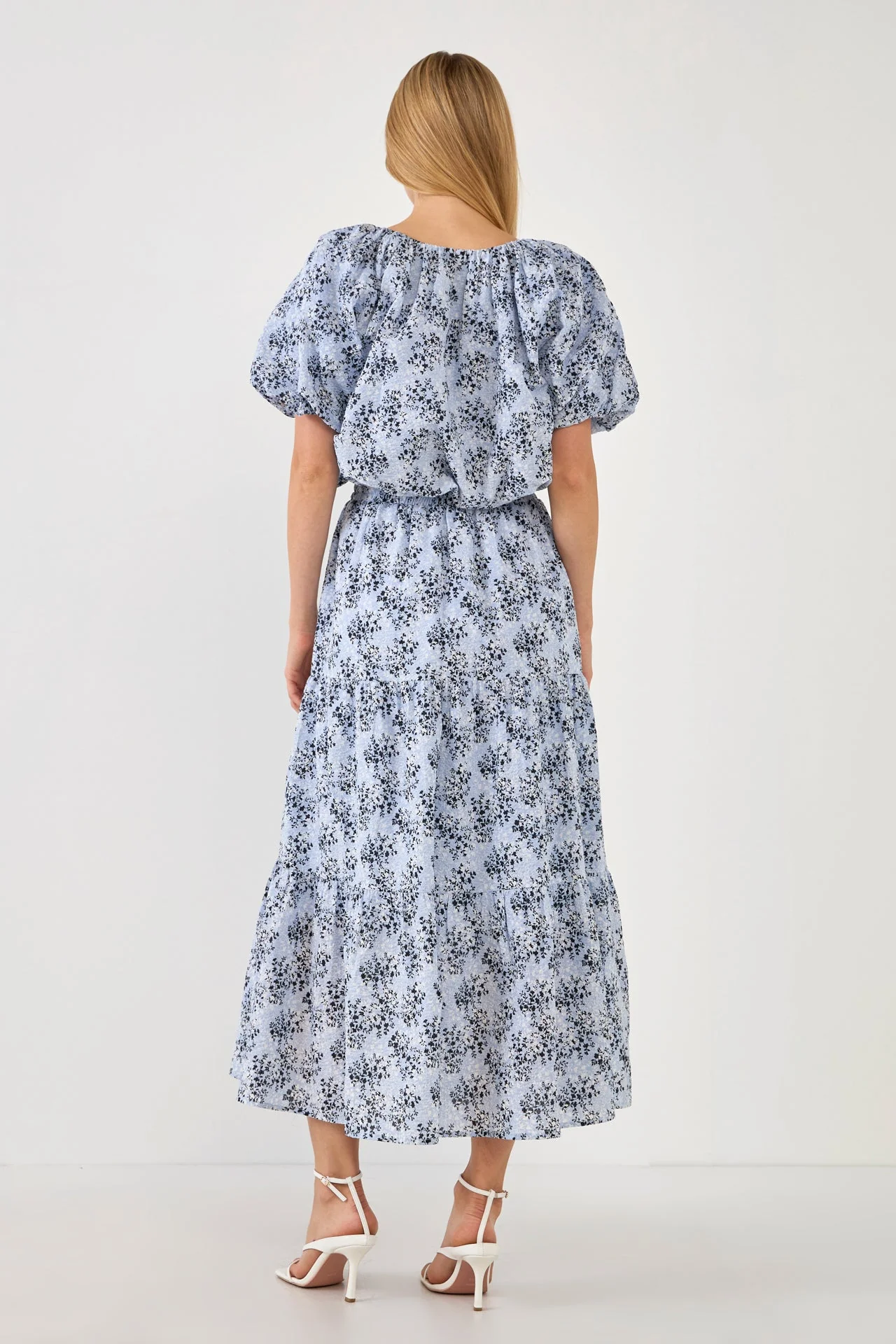 Floral Tiered Maxi Skirt - Image 4