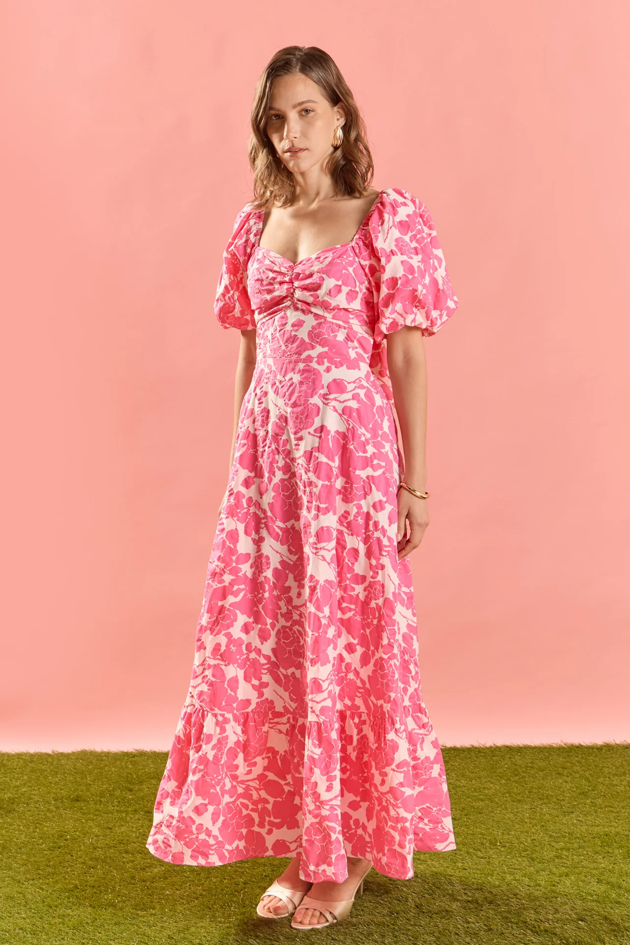 Floral Print Maxi Dress - Image 3