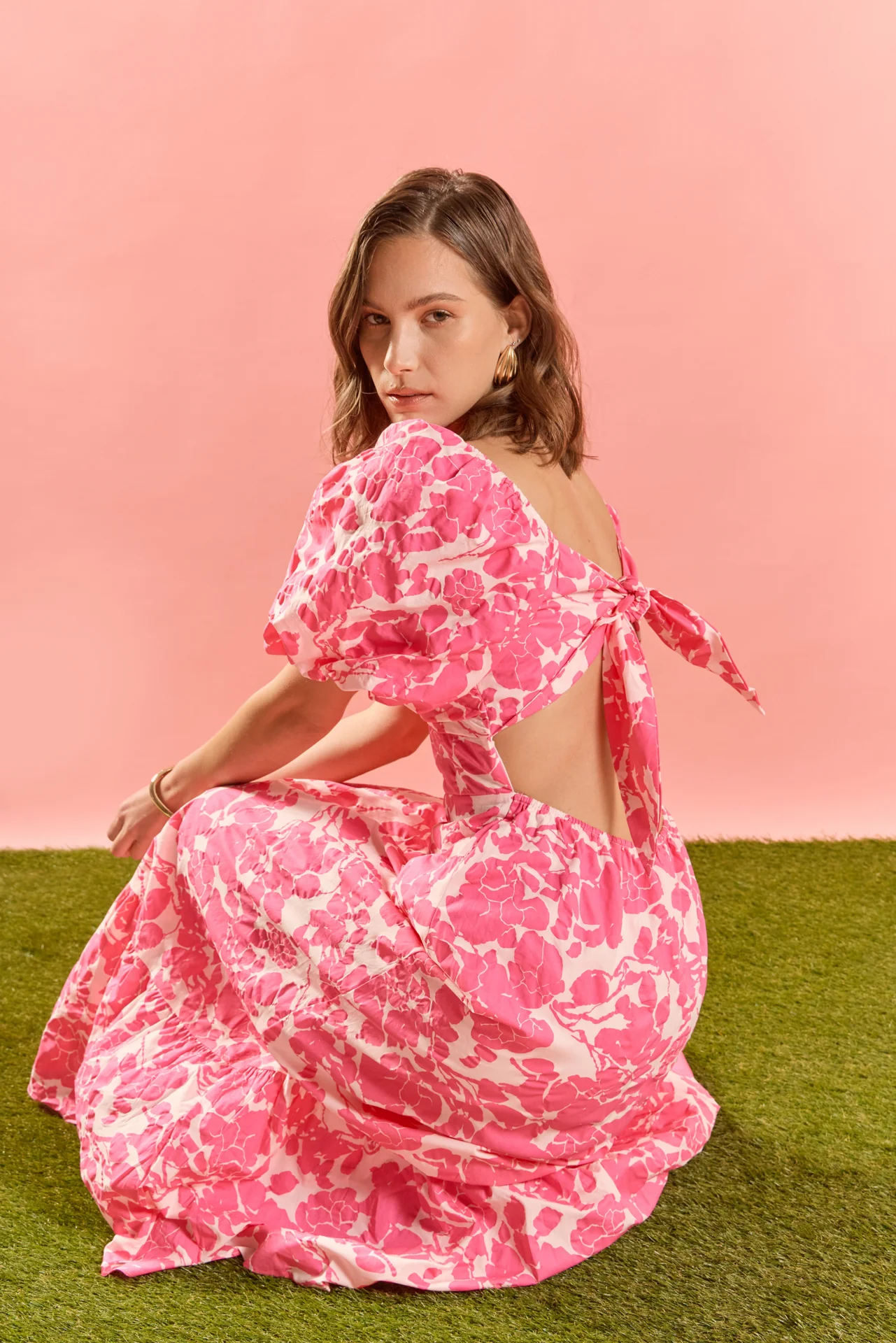 Floral Print Maxi Dress - Image 5
