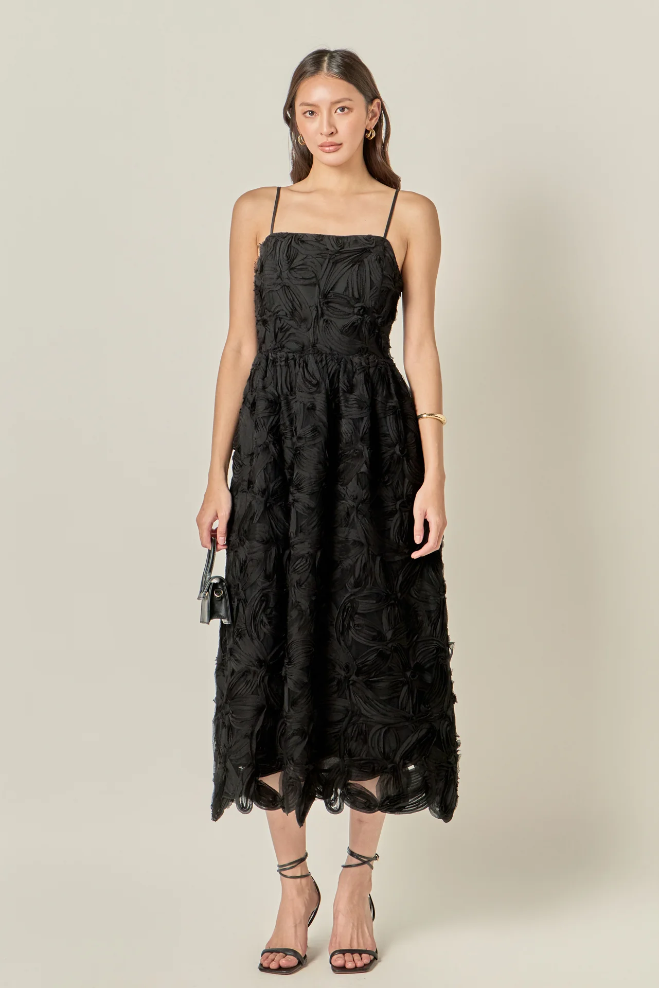 Flower Embellished Midi Dress - Image 6