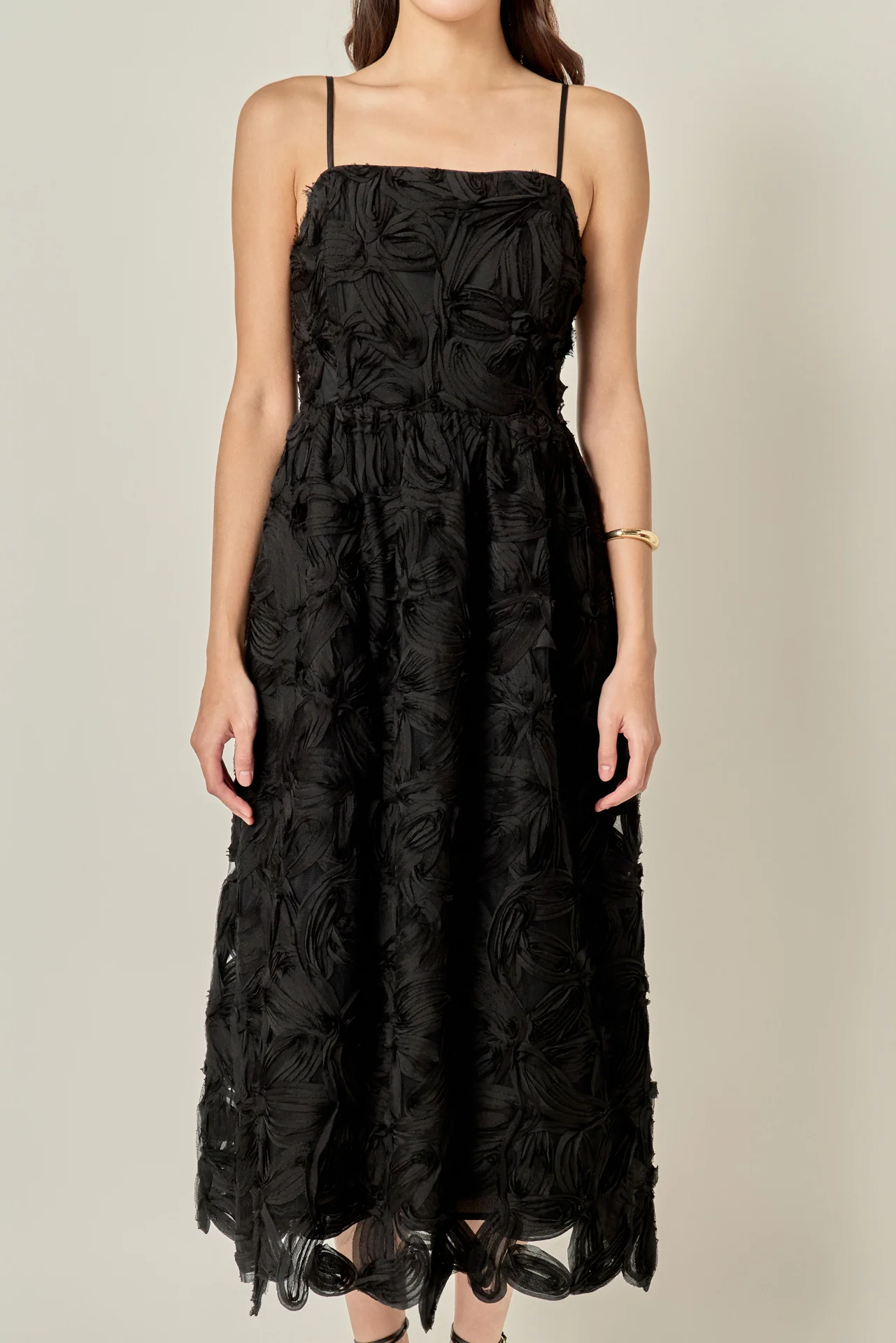 Flower Embellished Midi Dress - Image 7