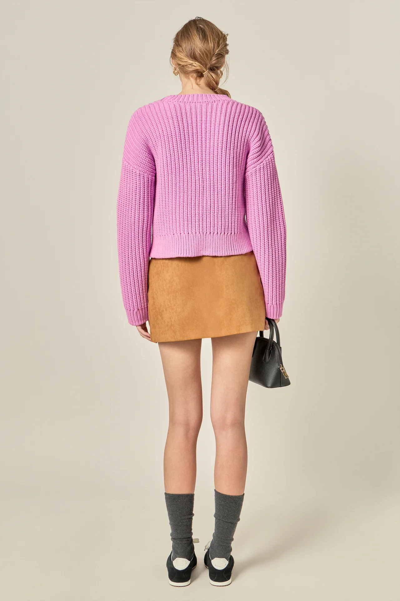 Flower Embroidery Knit Top - Image 5