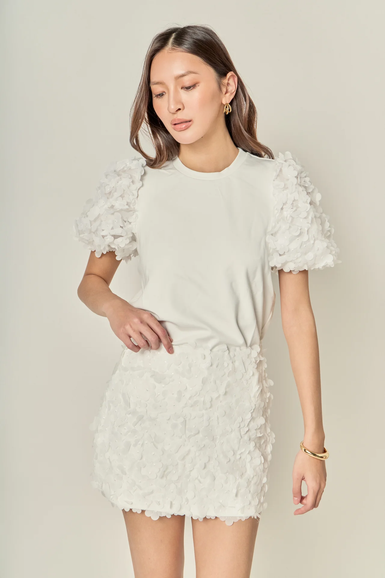 Charlotte Flower Mini Skirt - Image 13