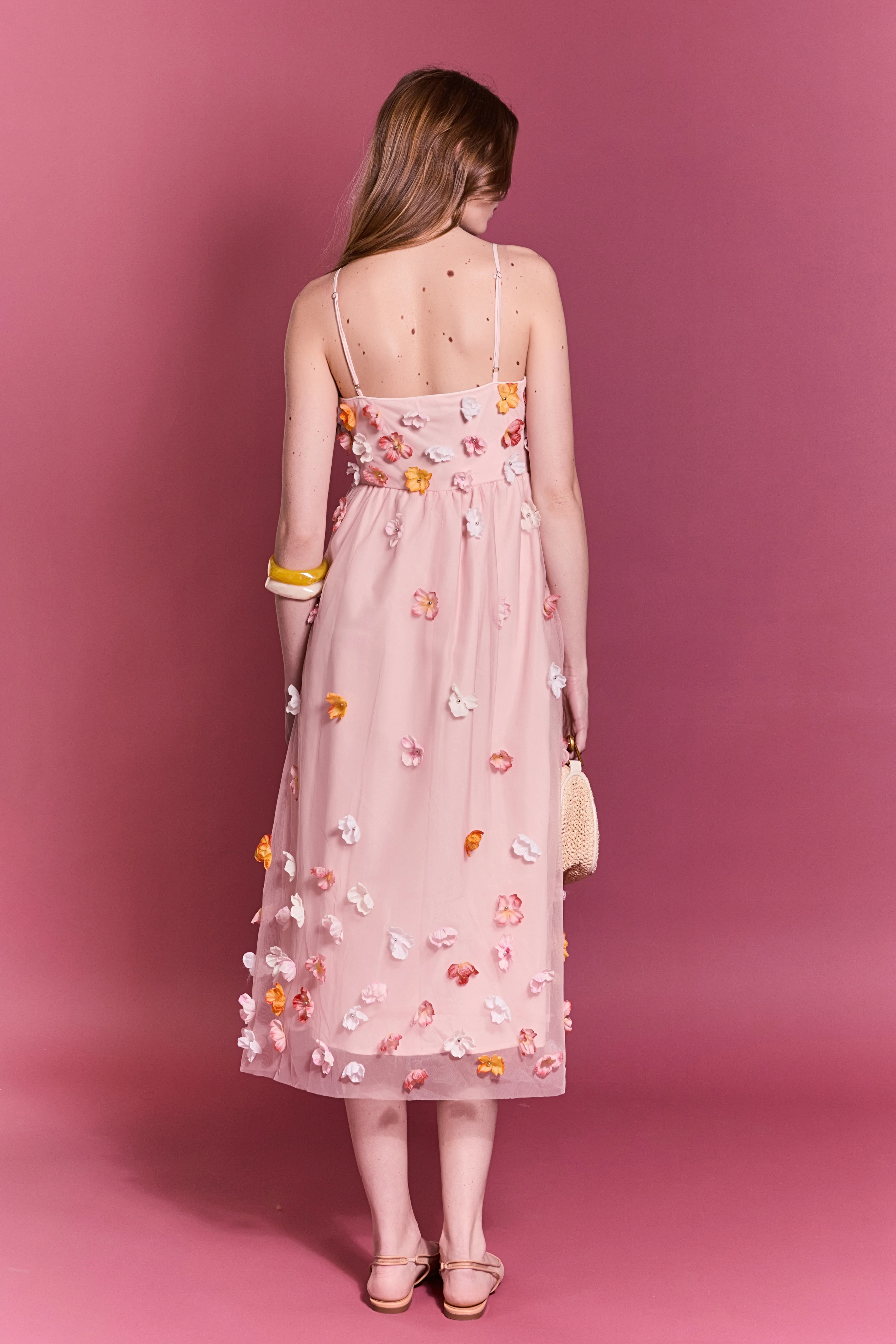 Petal Bloom Midi Dress - Image 5