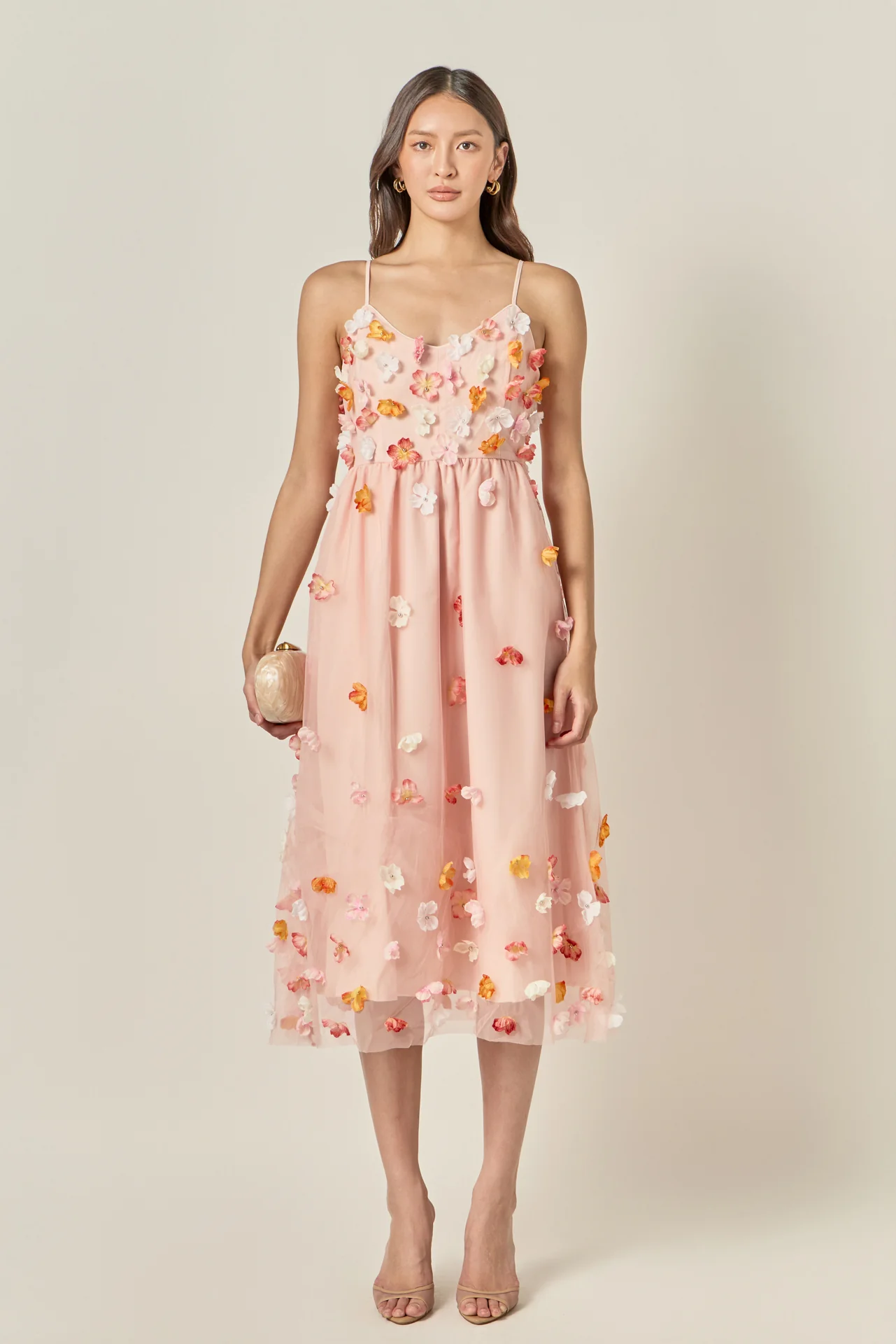 Petal Bloom Midi Dress - Image 7