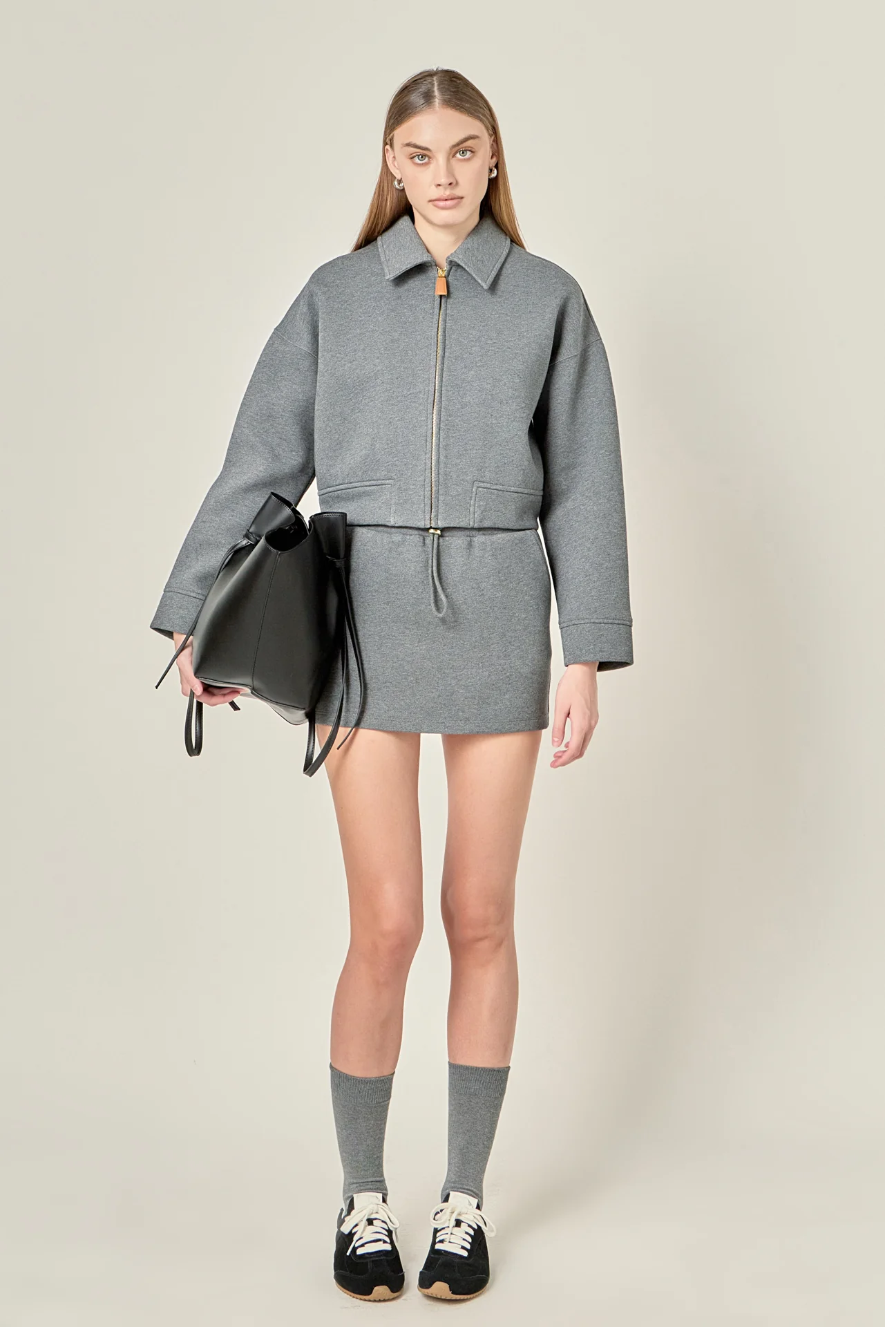 French Terry Mini Skirt - Image 4