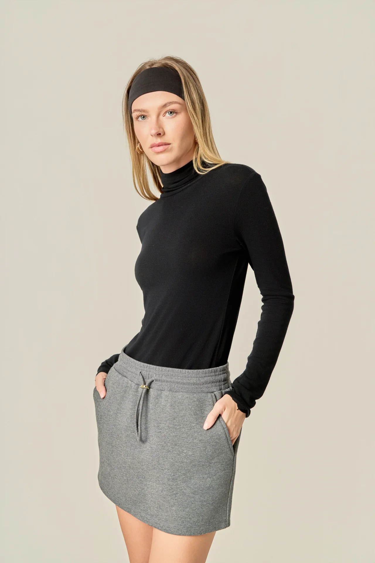 French Terry Mini Skirt - Image 7