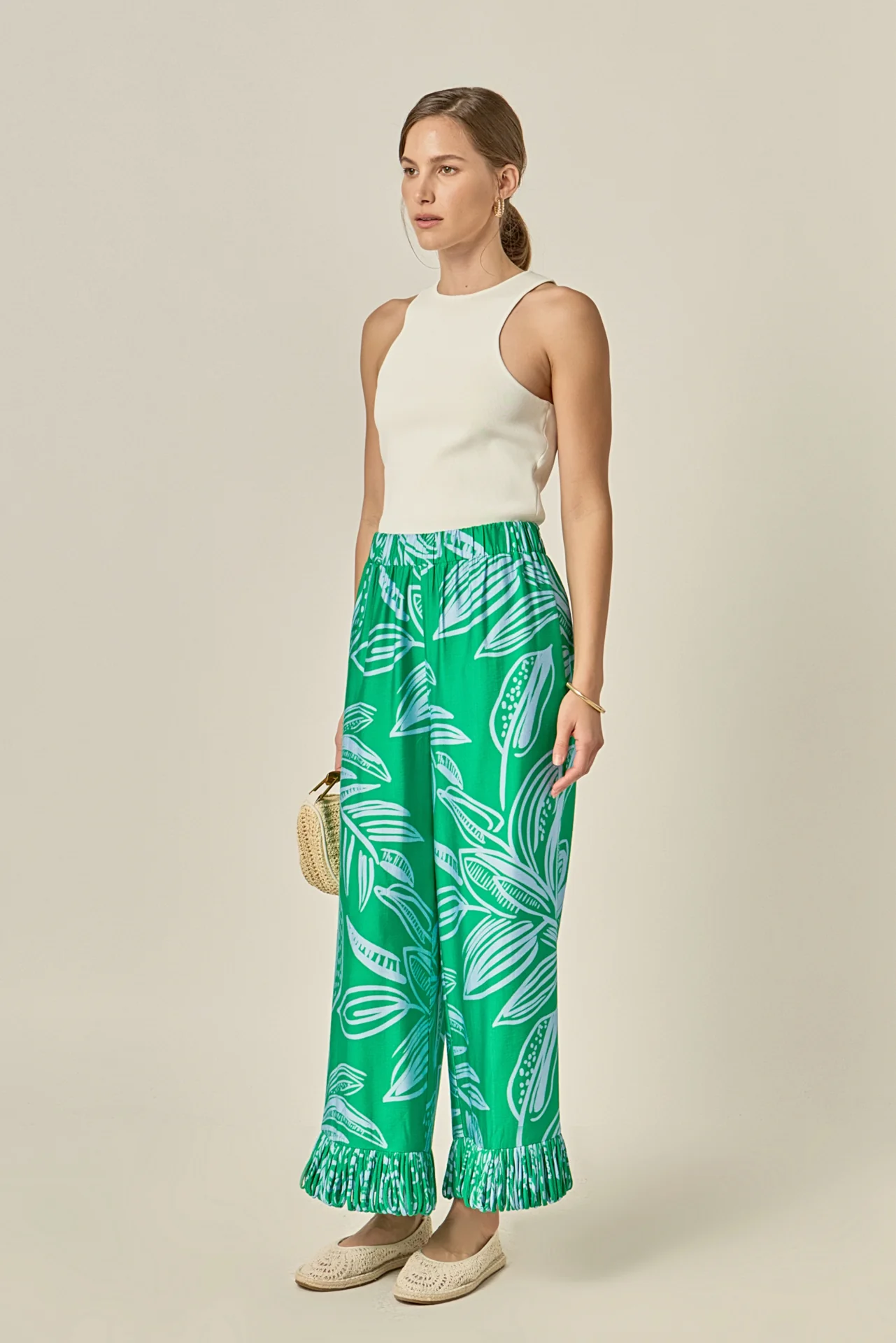 Elodie Fringe Hem Pants - Image 3