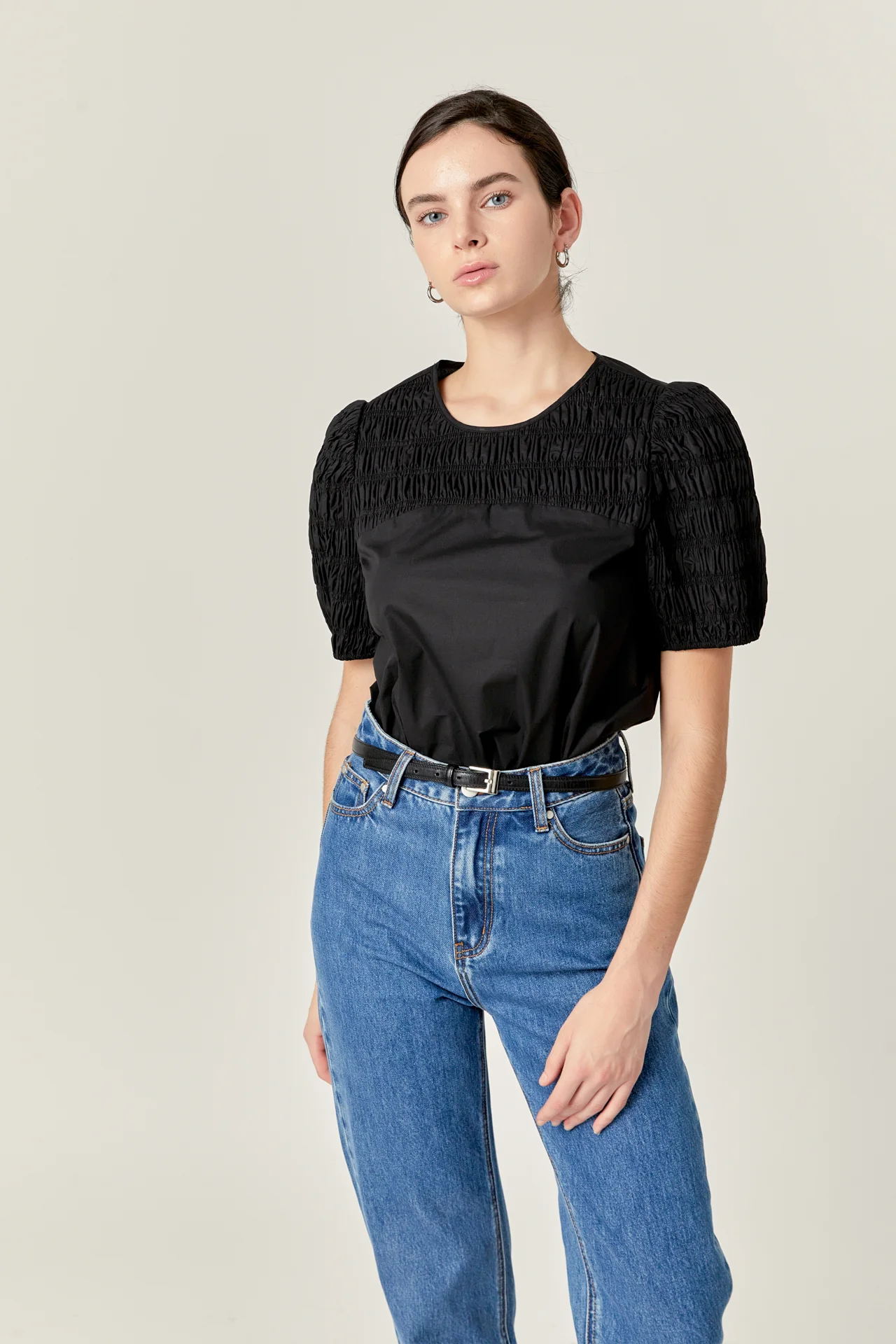 Front Cut-out Smocked Top - Image 10