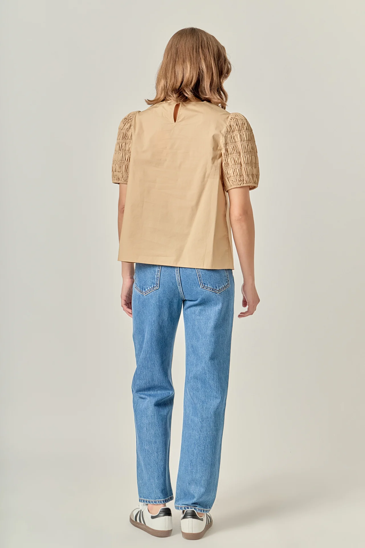 Front Cut-out Smocked Top - Image 4