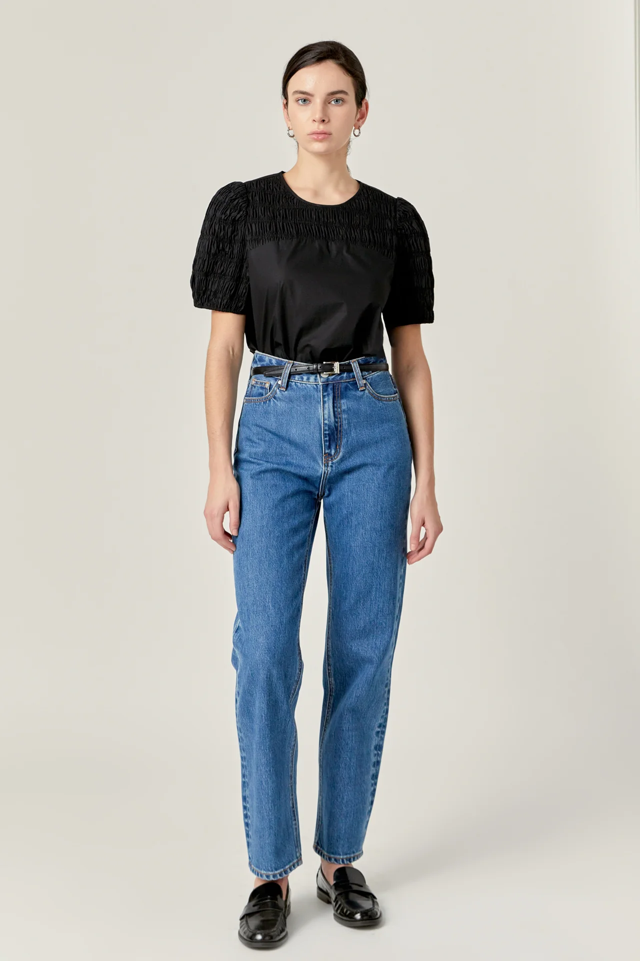 Front Cut-out Smocked Top - Image 6