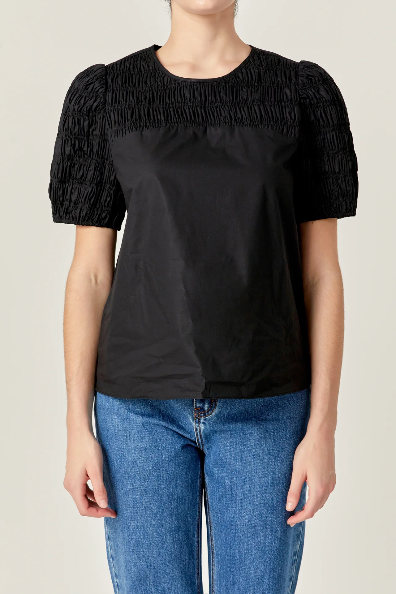 Front Cut-out Smocked Top - Image 7
