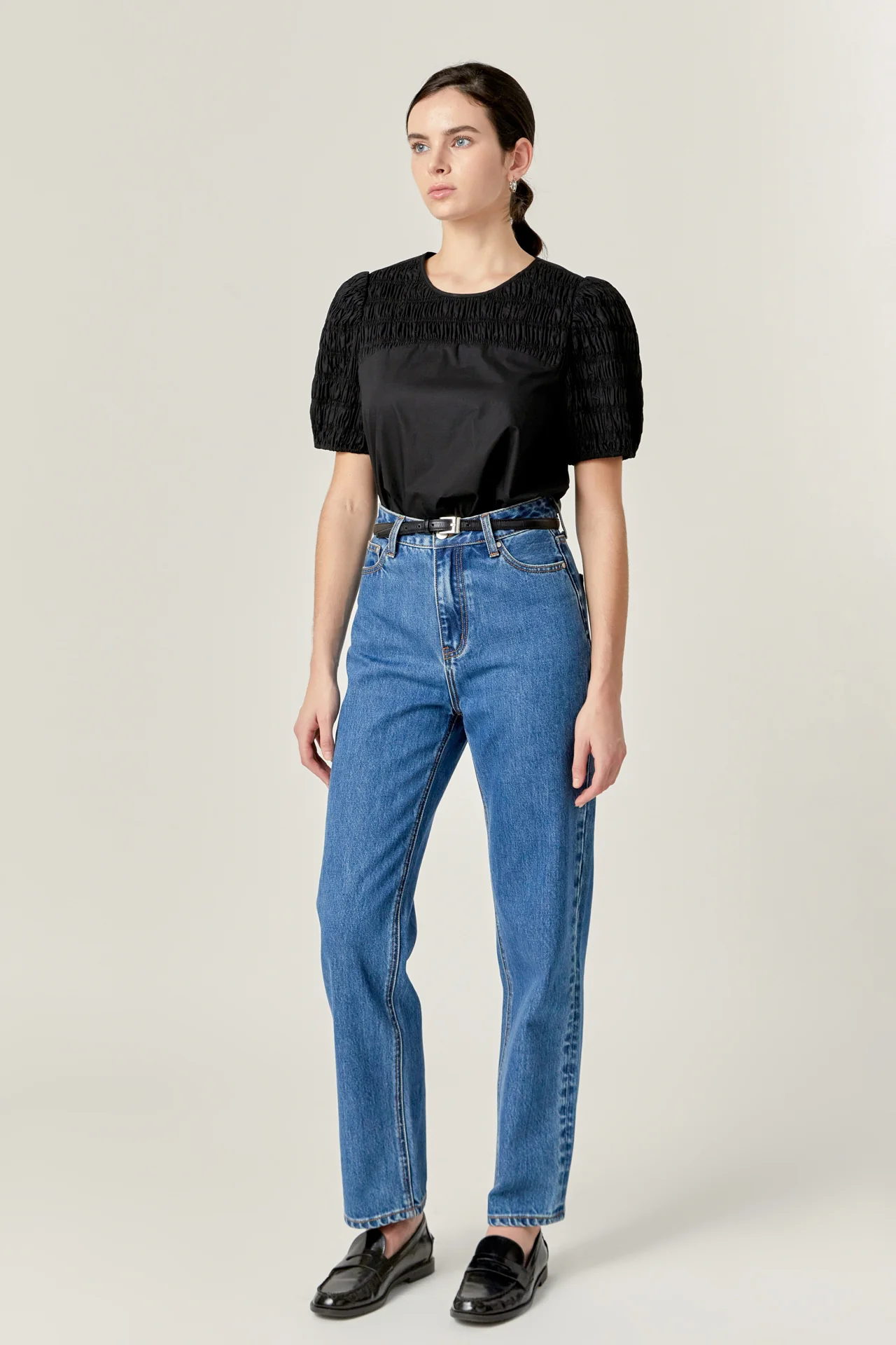 Front Cut-out Smocked Top - Image 8