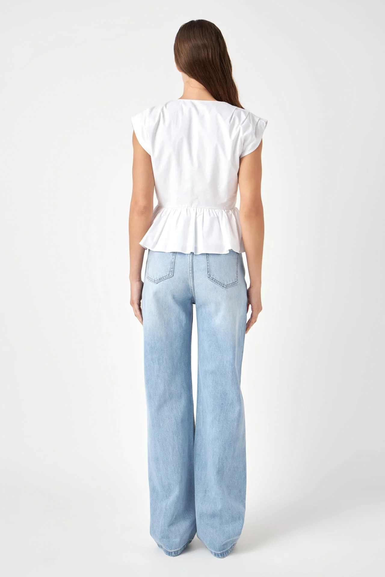 Front Double Bow Tie Top - Image 4