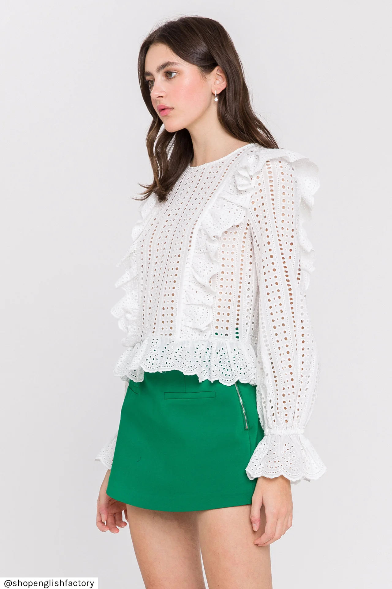 Front Welt Pockets Skort - Image 61
