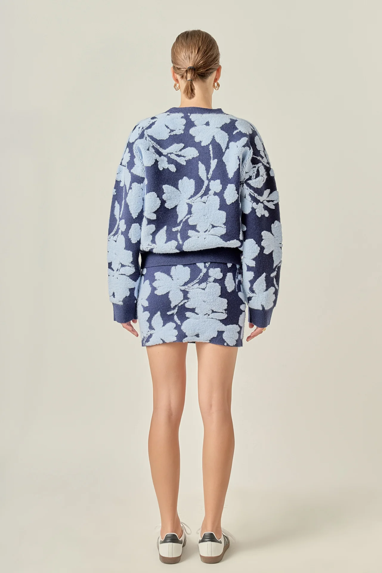 Fuzzy Flower Mini Skirt - Image 4