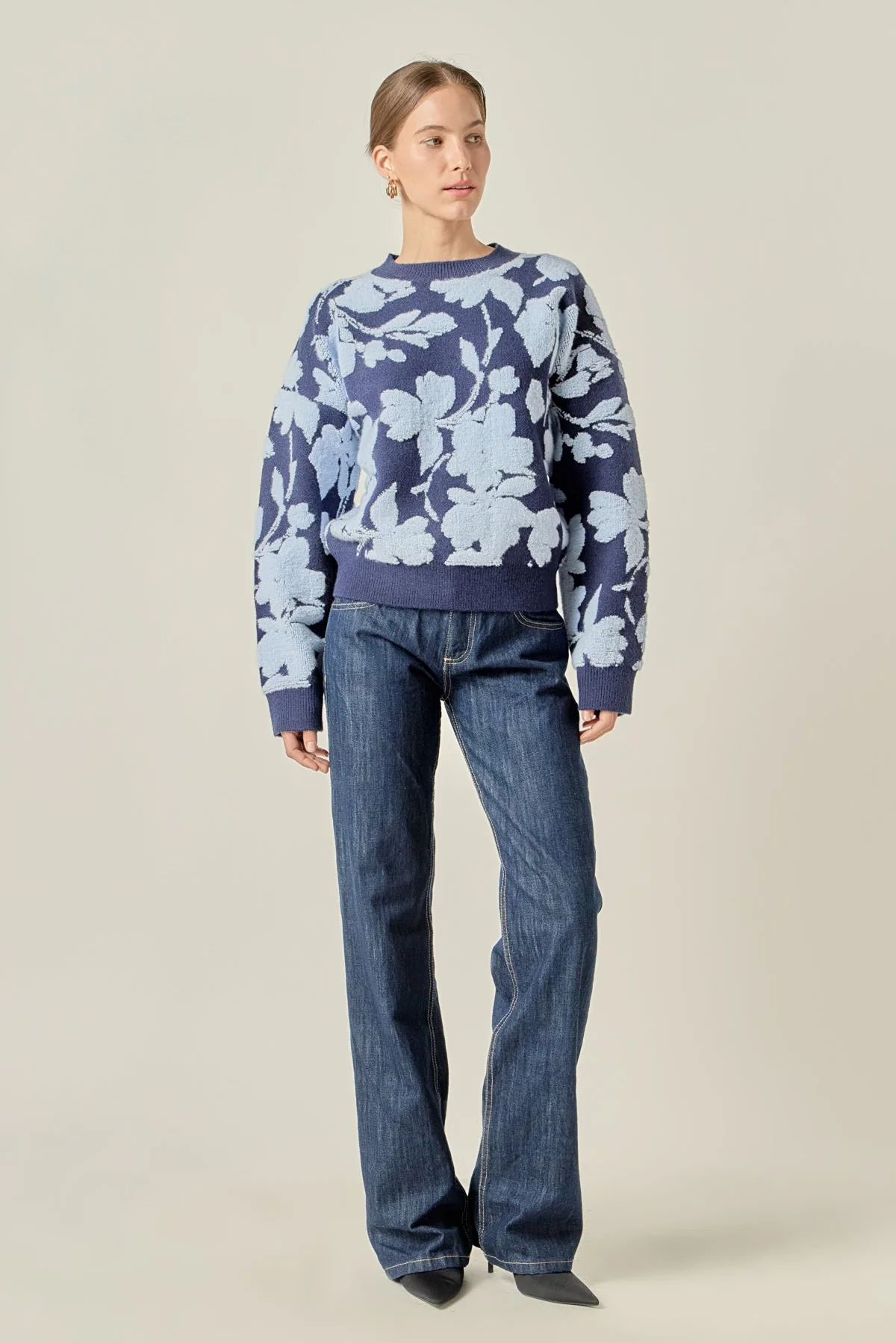 Fuzzy Flower Sweater - Image 6