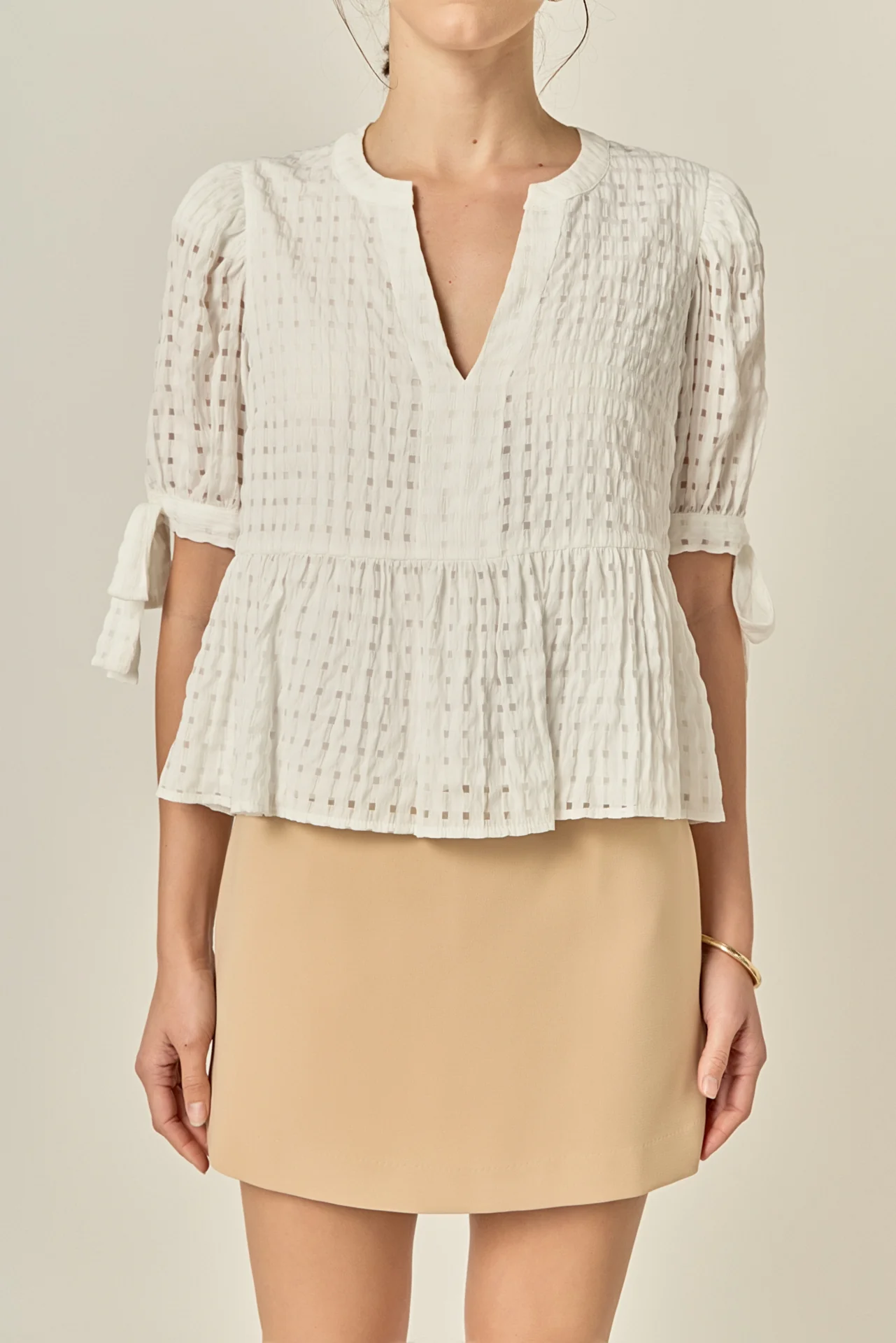The Clara Peplum Top - Image 2