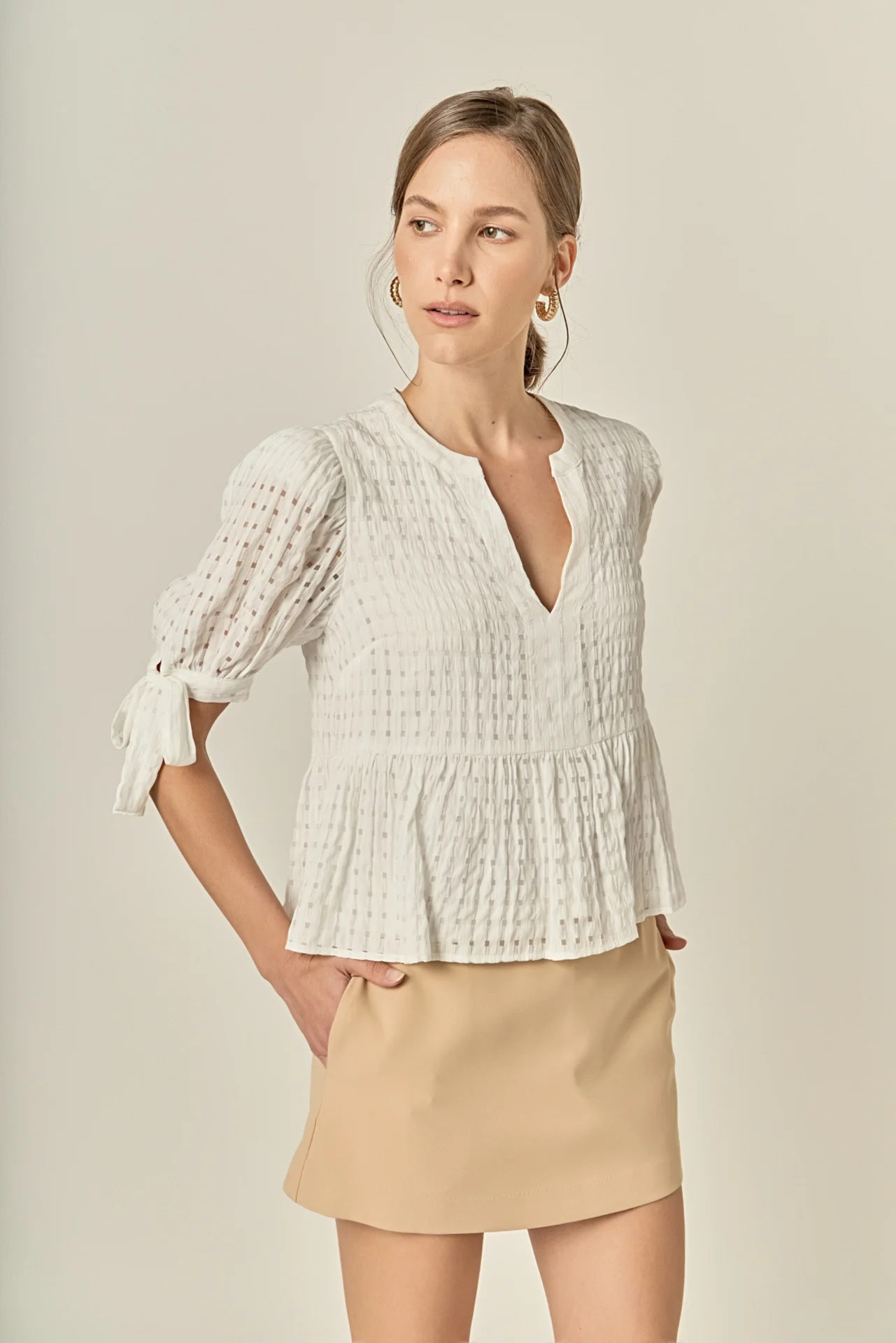 The Clara Peplum Top - Image 5