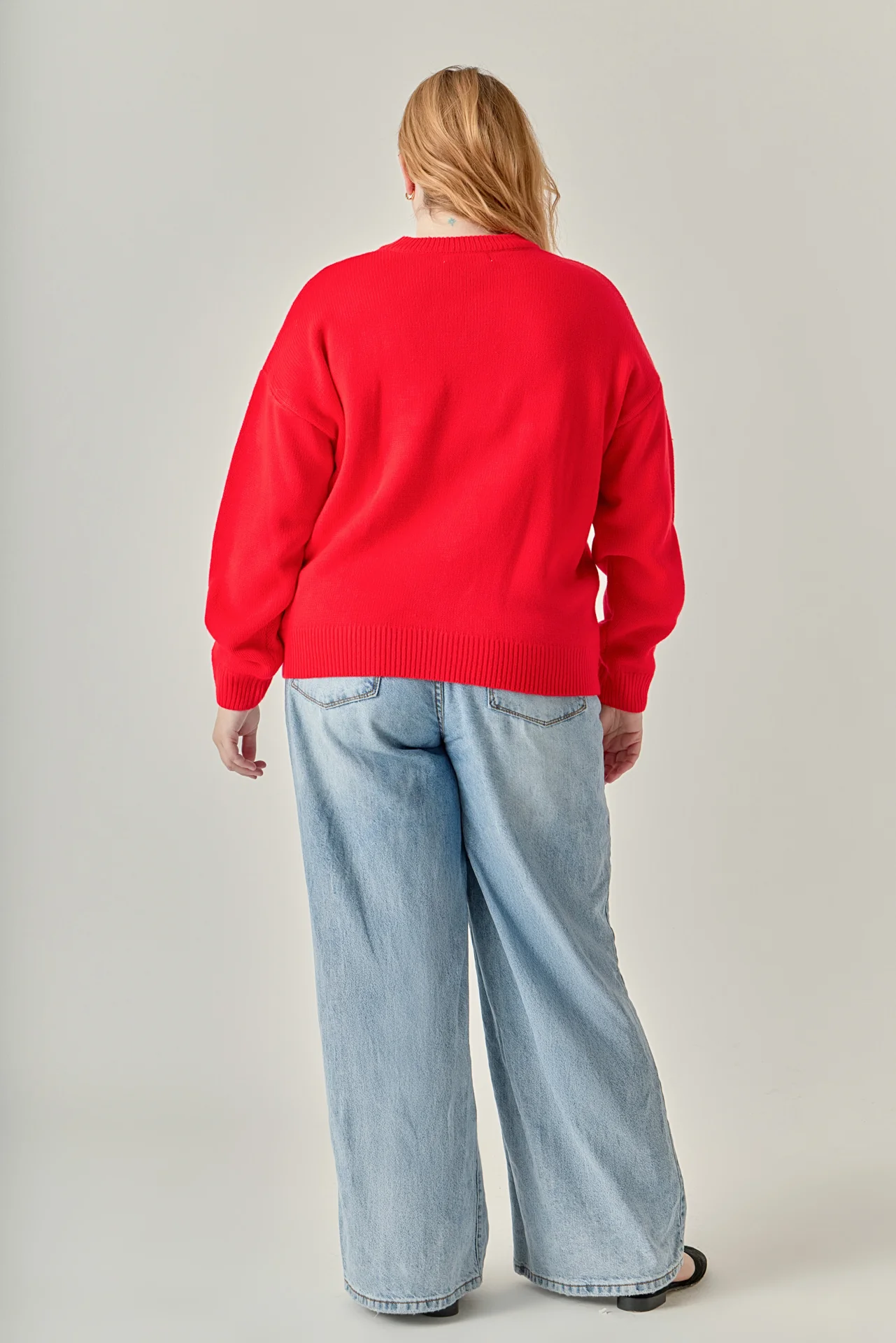 Glitter Lettering Sweater - Image 4