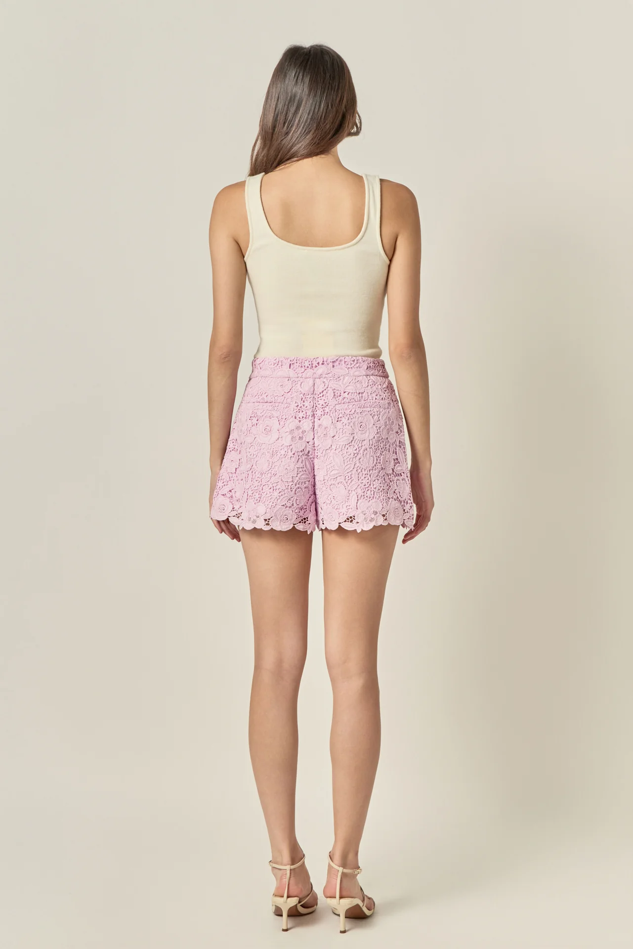 Willow Floral Guipure Lace Shorts - Image 5