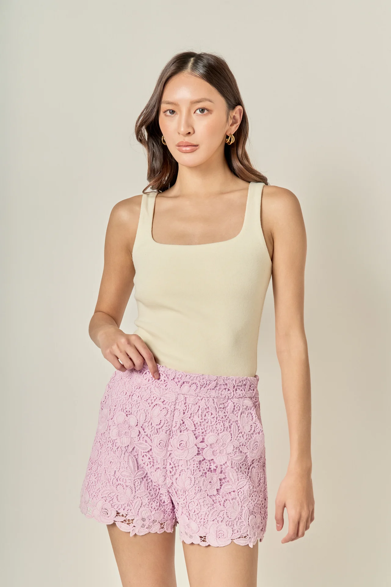 Willow Floral Guipure Lace Shorts - Image 6