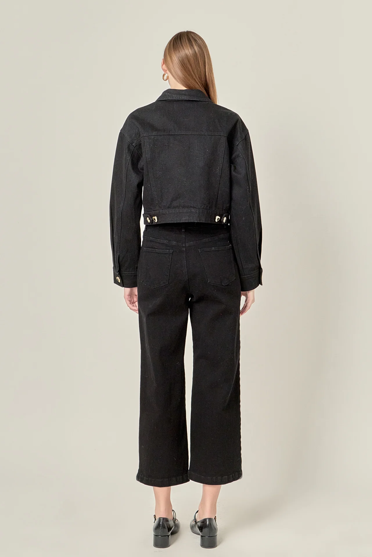 Heart Button Culotte Pants - Image 4