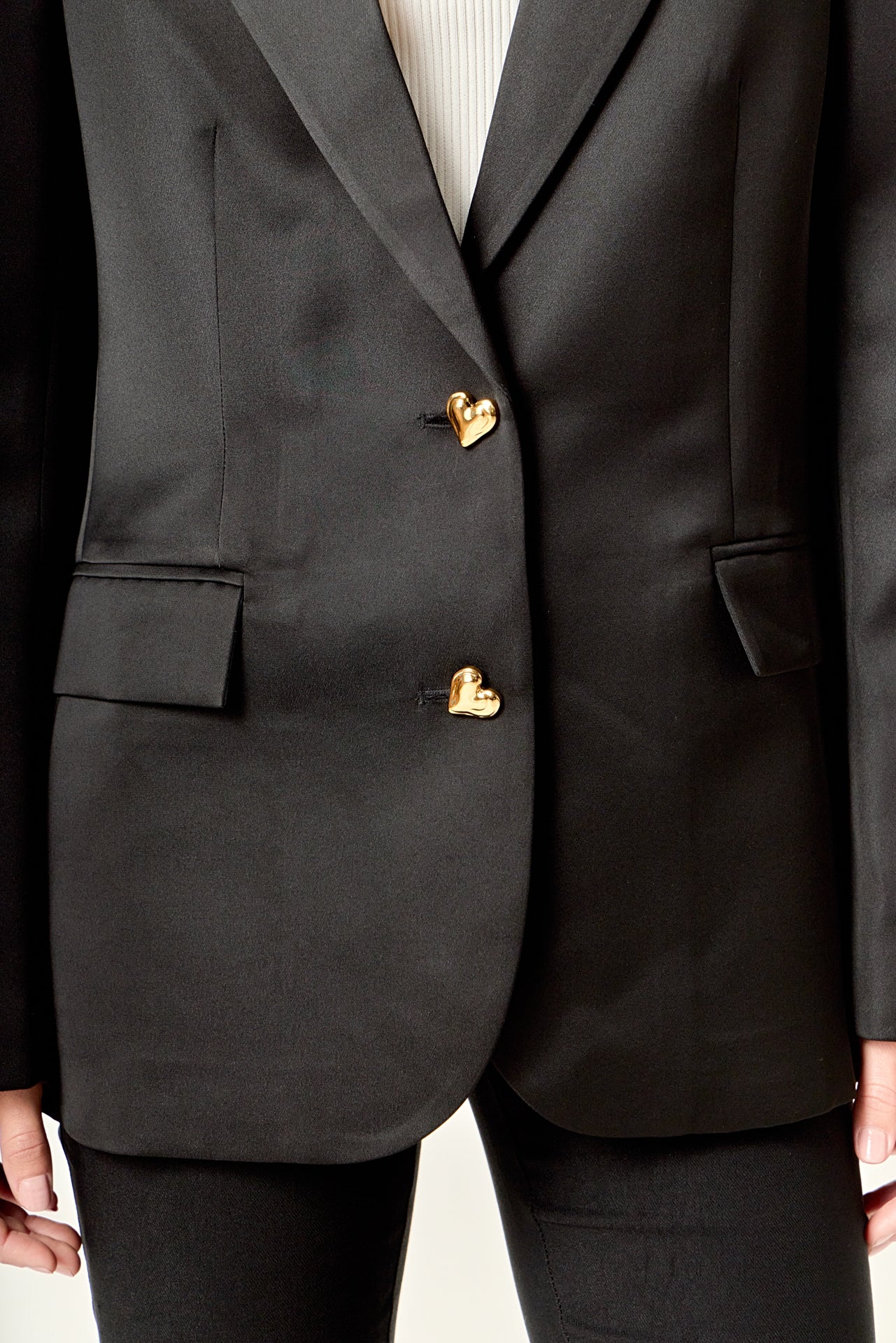The Amoura Satin Blazer - Image 2